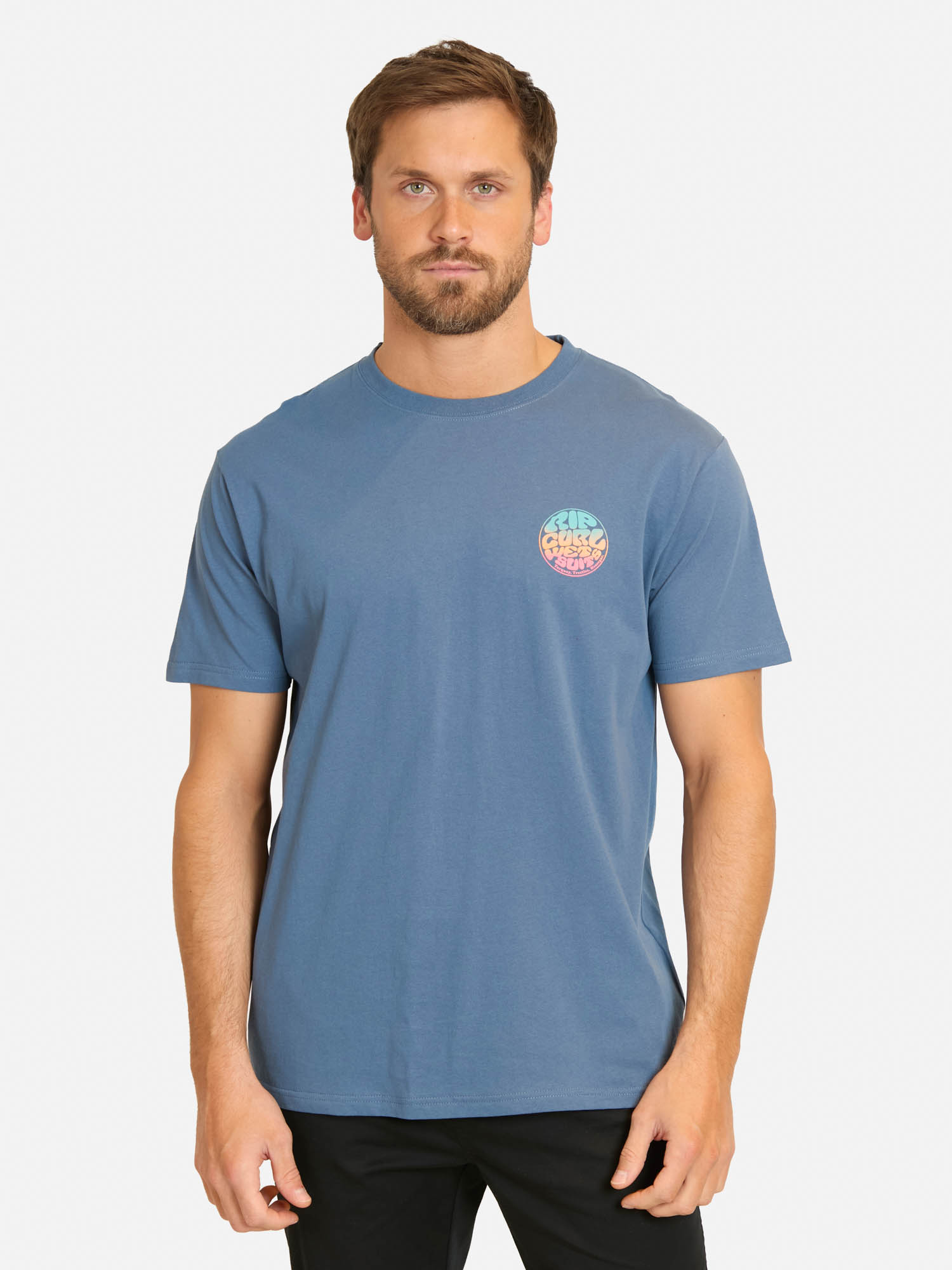 POLERA MC RUSH AZUL HOMBRE RIP CURL - 1