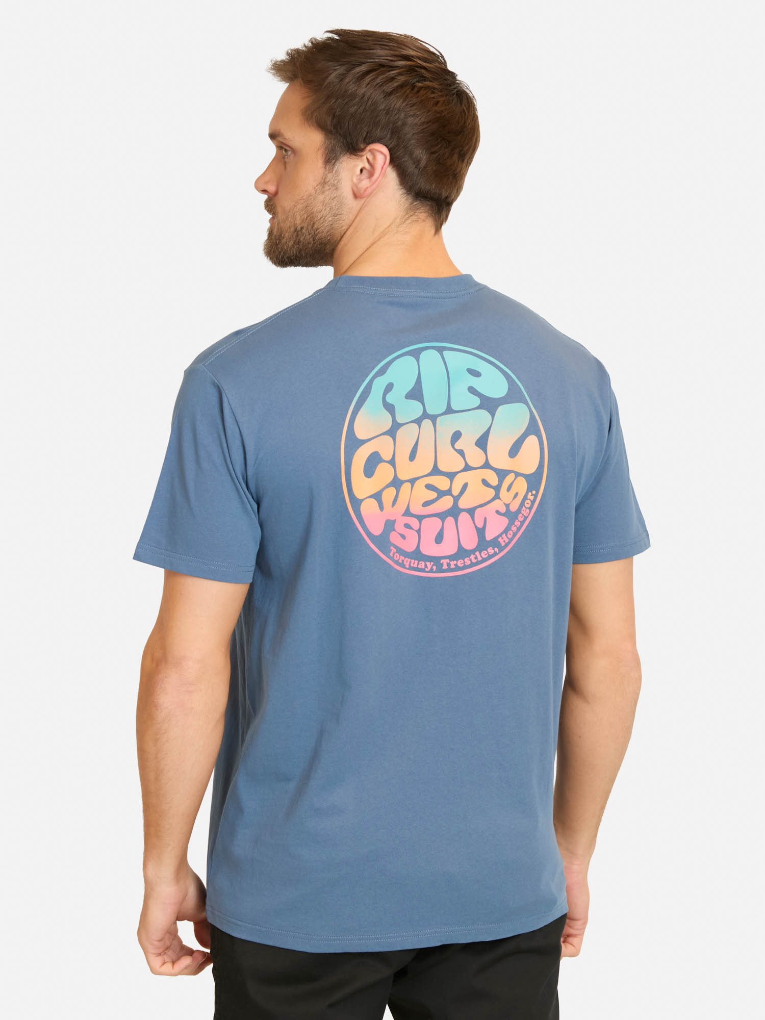 POLERA MC RUSH AZUL HOMBRE RIP CURL - 2
