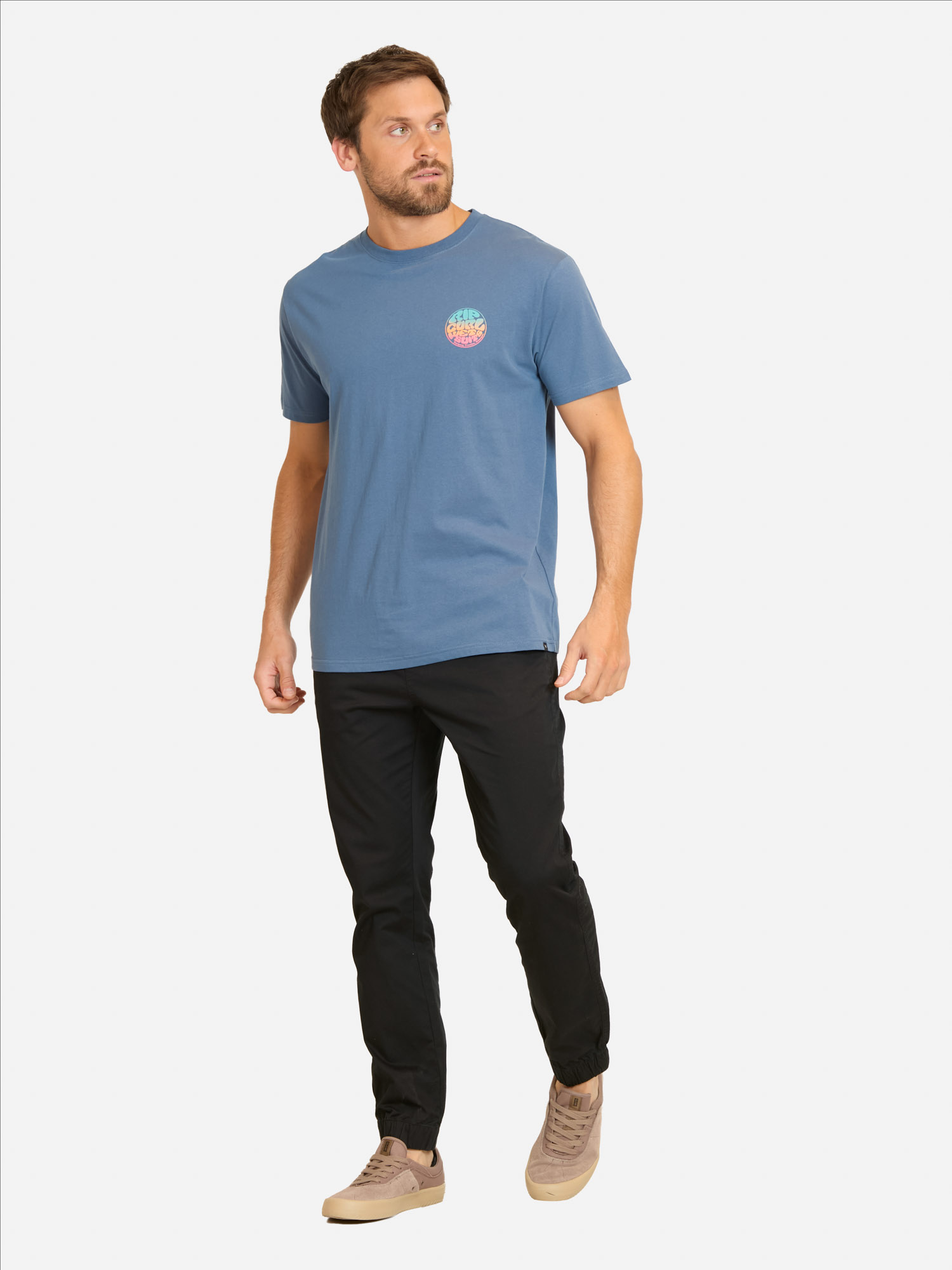 POLERA MC RUSH AZUL HOMBRE RIP CURL - 4