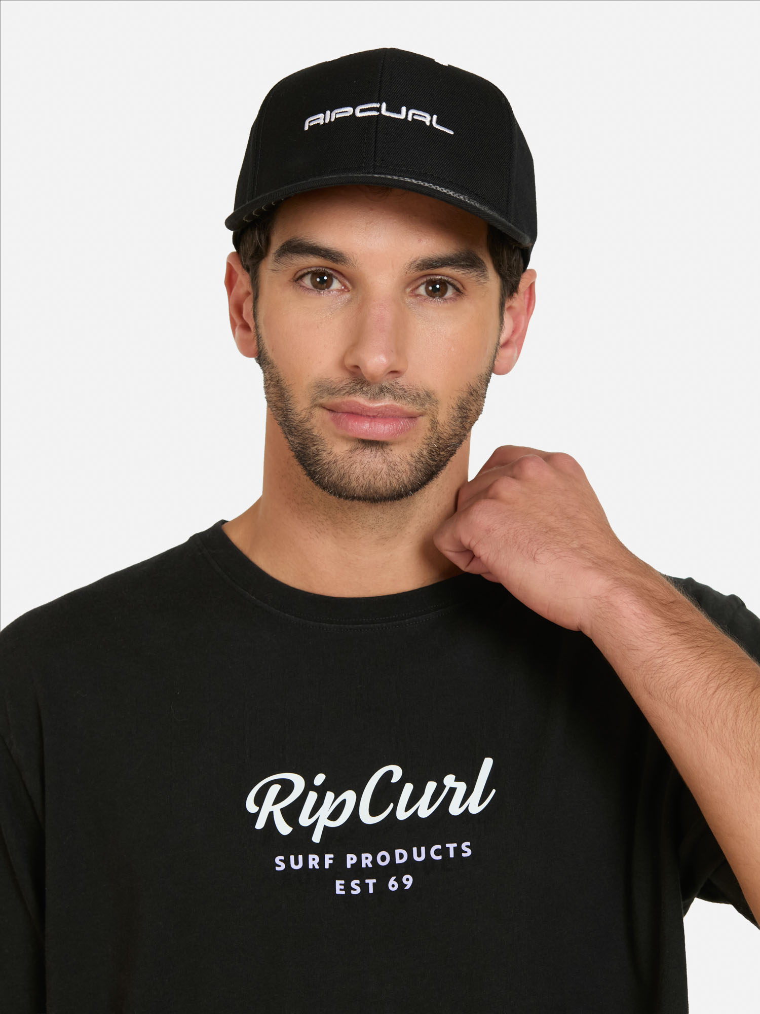 POLERA MC EASY EN COLOR NEGRO HOMBRE RIP CURL - 3