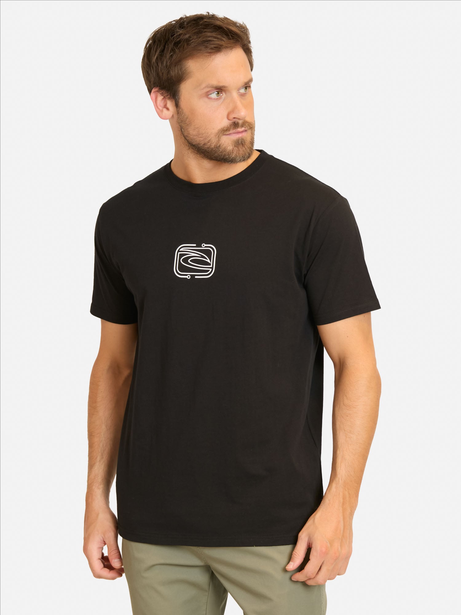 POLERA MC FUTURE EVO EN COLOR NEGRO HOMBRE RIP CURL - 1