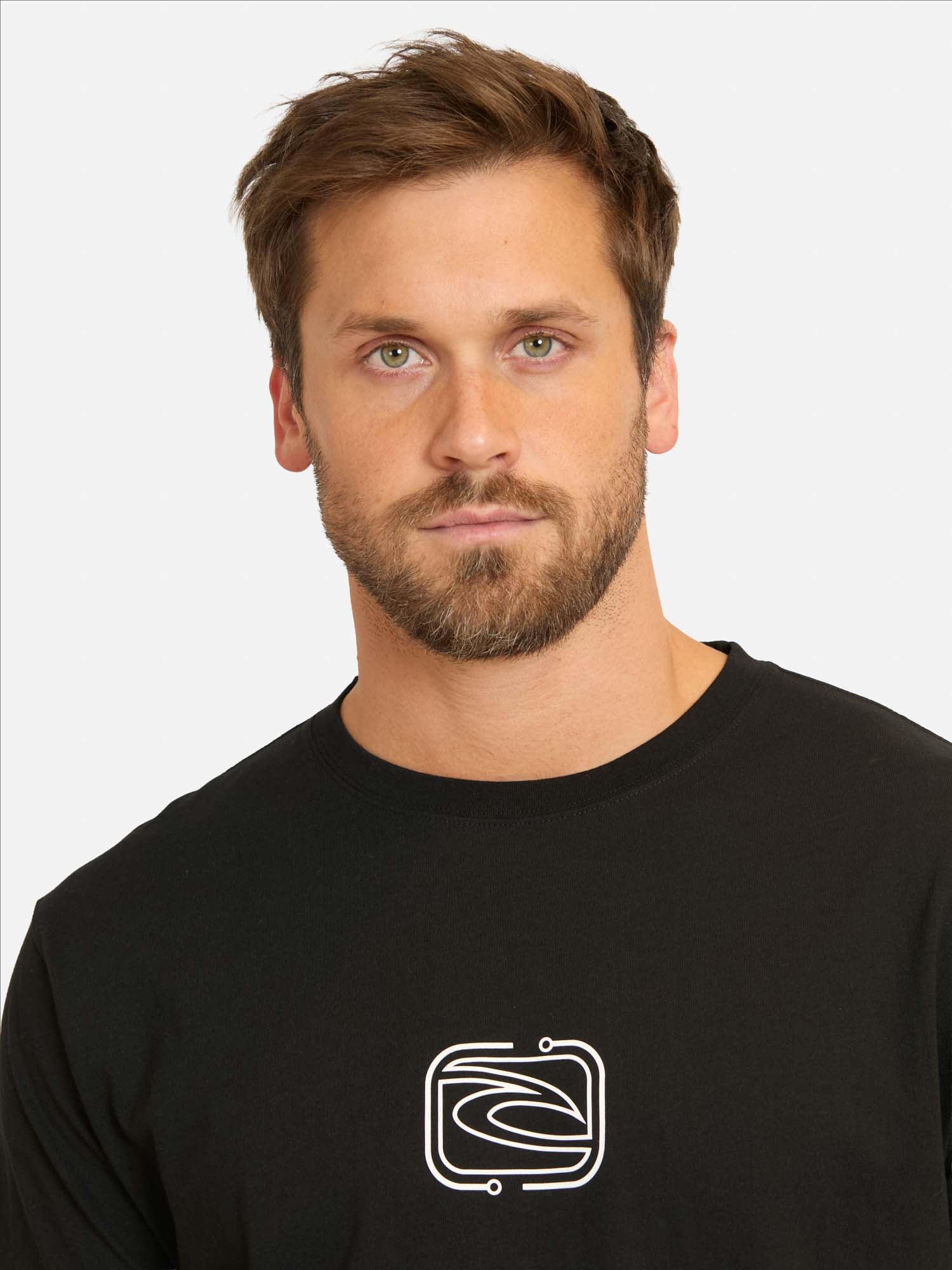 POLERA MC FUTURE EVO EN COLOR NEGRO HOMBRE RIP CURL - 3