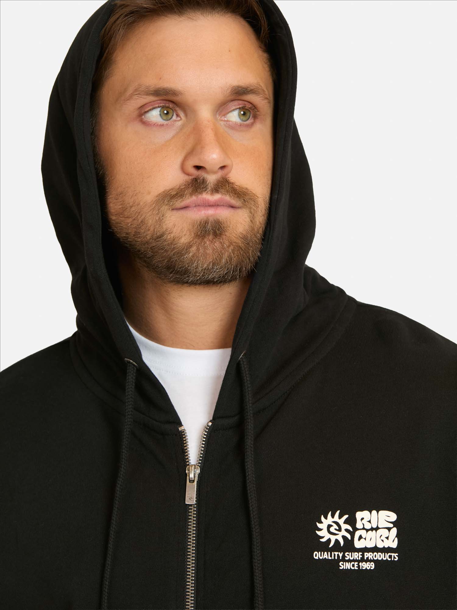 POLERON FZ PACIFIC RINSE GLASS OFF EN COLOR NEGRO HOMBRE RIP CURL - 3