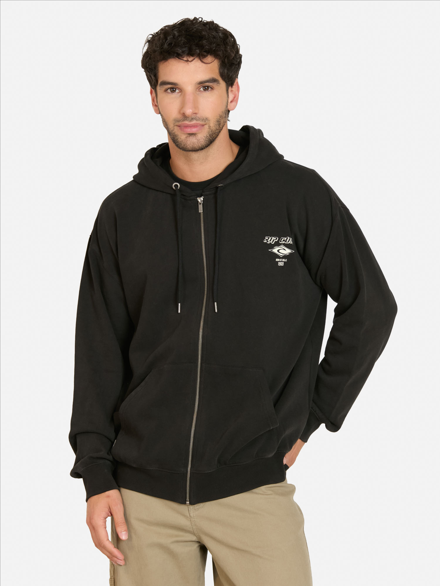 POLERON FZ OCEANER EN COLOR NEGRO HOMBRE RIP CURL - 1