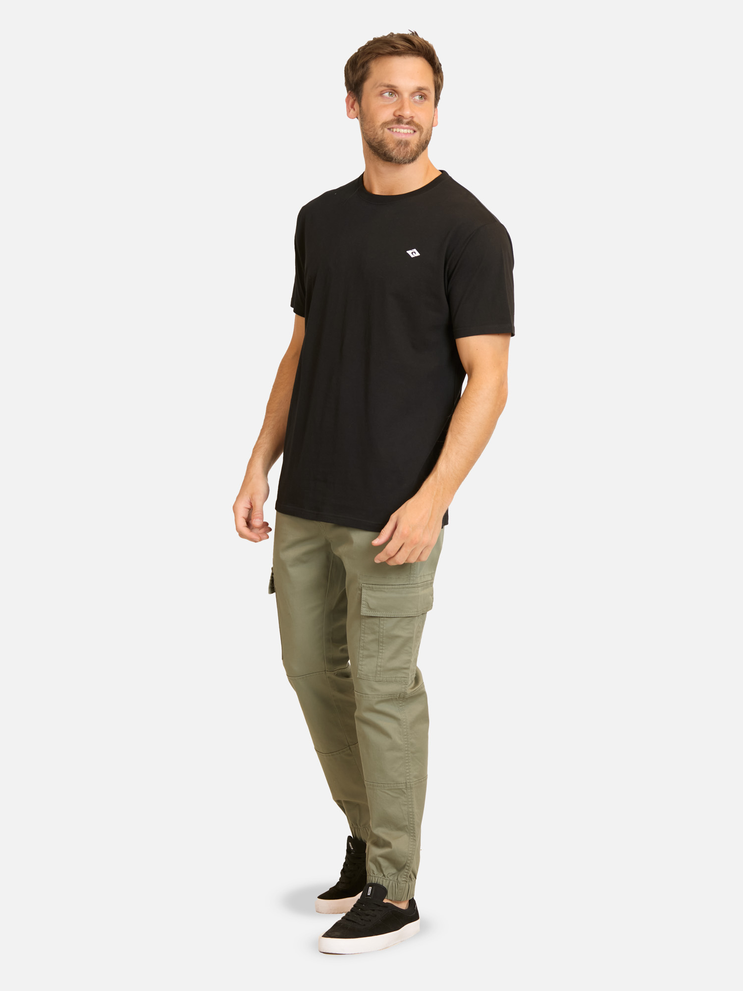 POLERA MC RC LILLOGO EN COLOR NEGRO HOMBRE RIP CURL - 4