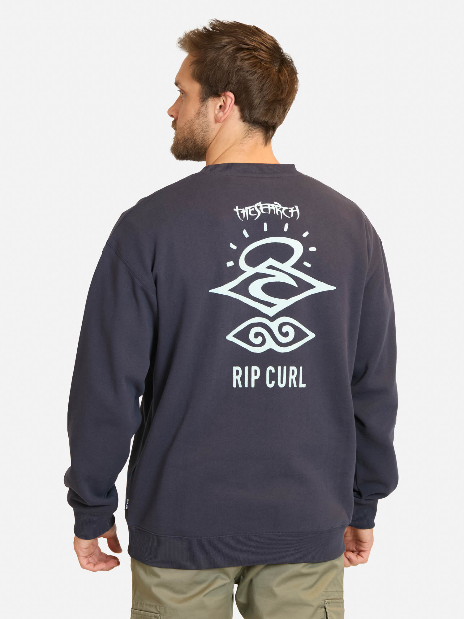 POLERON CR SEARCH LOGO LOOSE CREW AZUL HOMBRE RIP CURL - 2