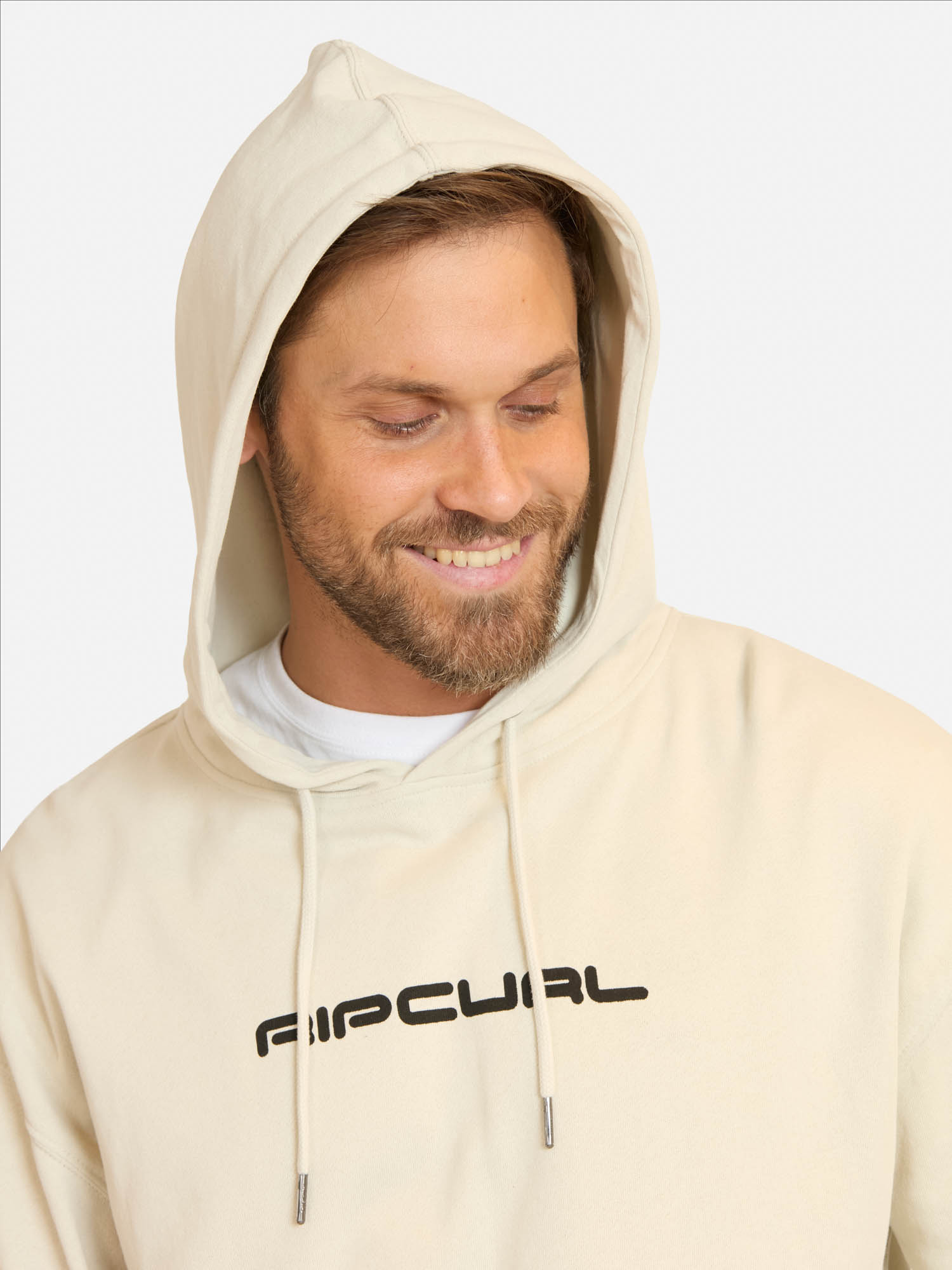 POLERON CANGURO COAST EN COLOR BLANCO HOMBRE RIP CURL - 3