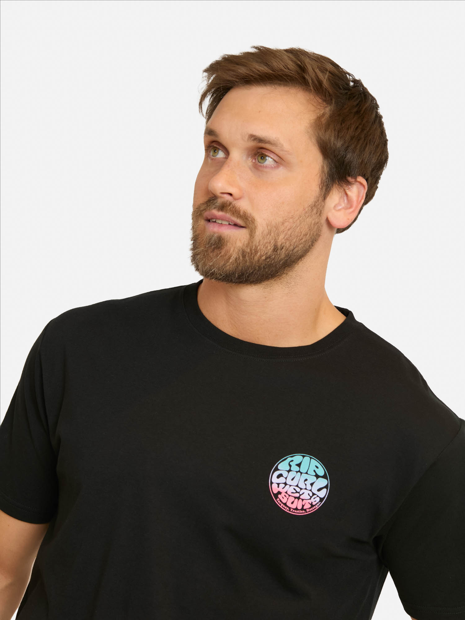 POLERA MC RUSH EN COLOR NEGRO HOMBRE RIP CURL - 3