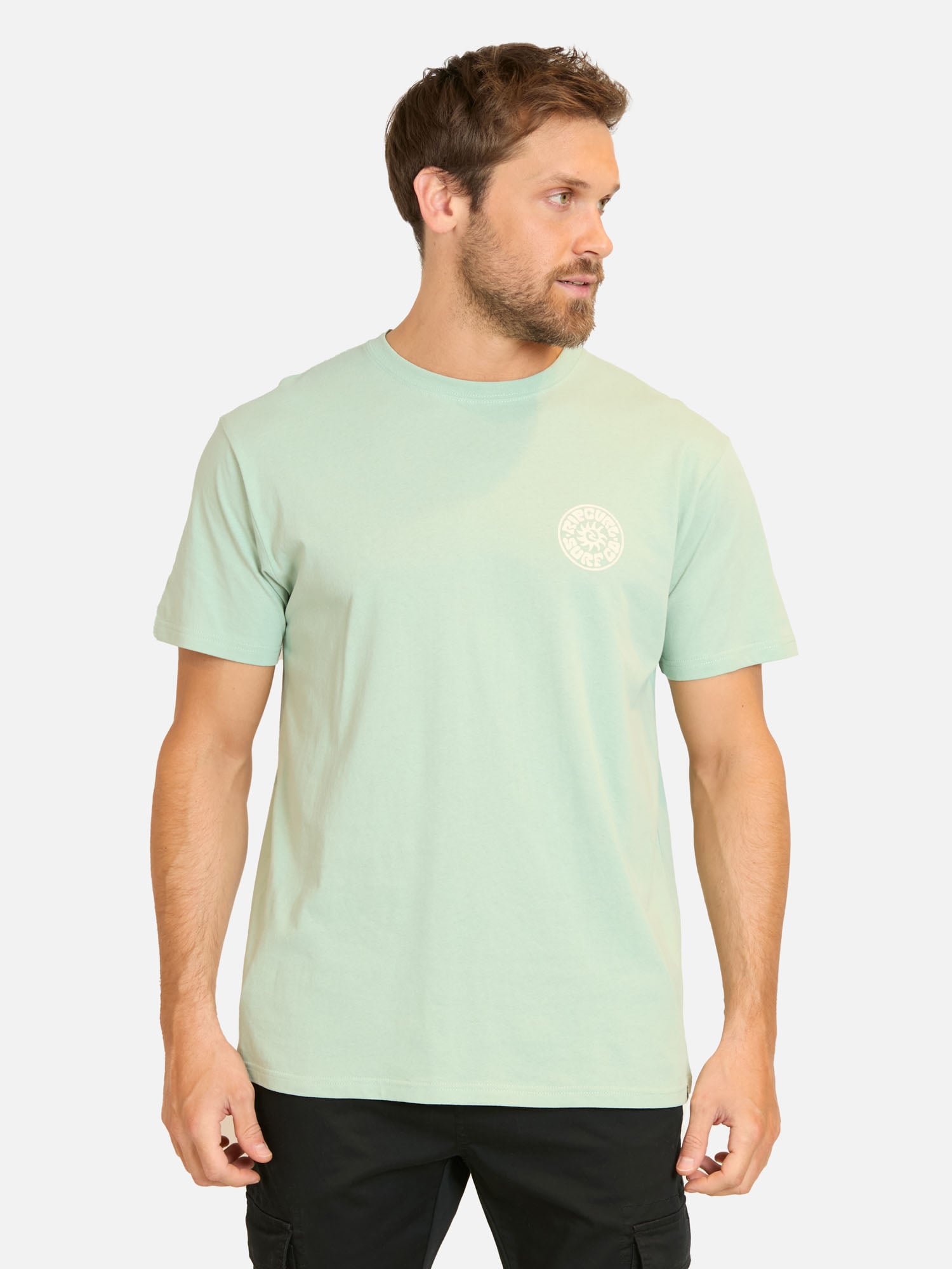 POLERA MC PACIFIC RINSE VERDE HOMBRE RIP CURL - 1
