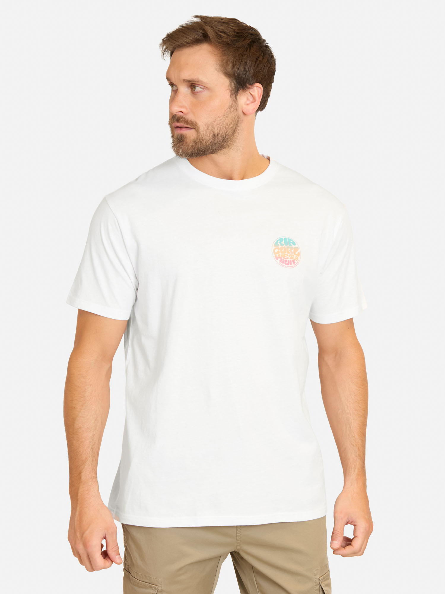 POLERA MC RUSH EN COLOR BLANCO HOMBRE RIP CURL - 1