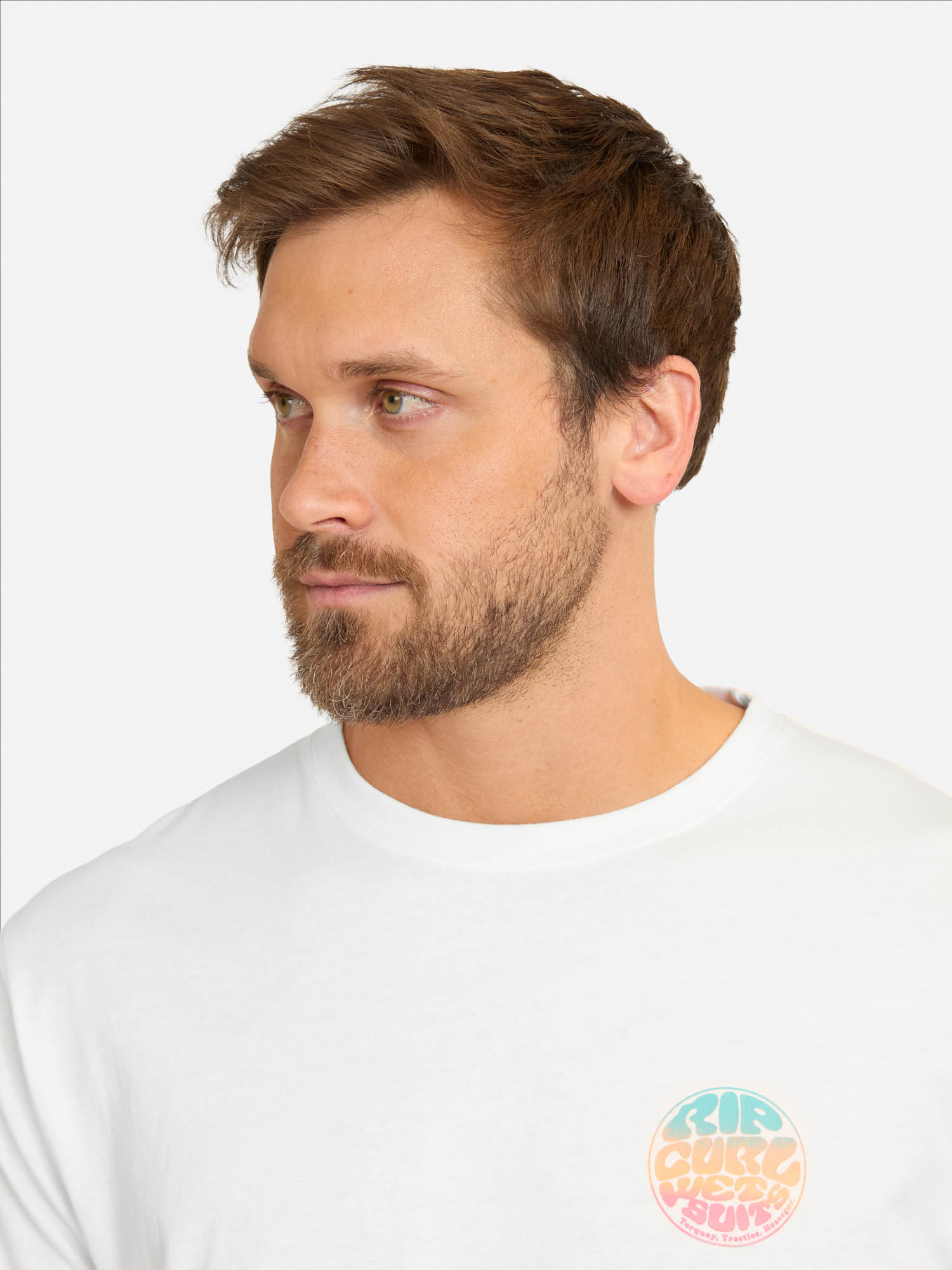 POLERA MC RUSH EN COLOR BLANCO HOMBRE RIP CURL - 3