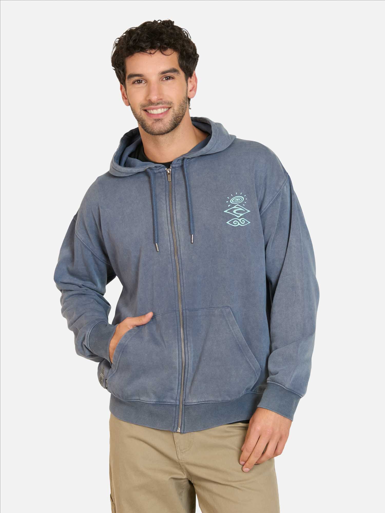 POLERON FZ BOYS SEARCH LOGO AZUL HOMBRE RIP CURL - 1