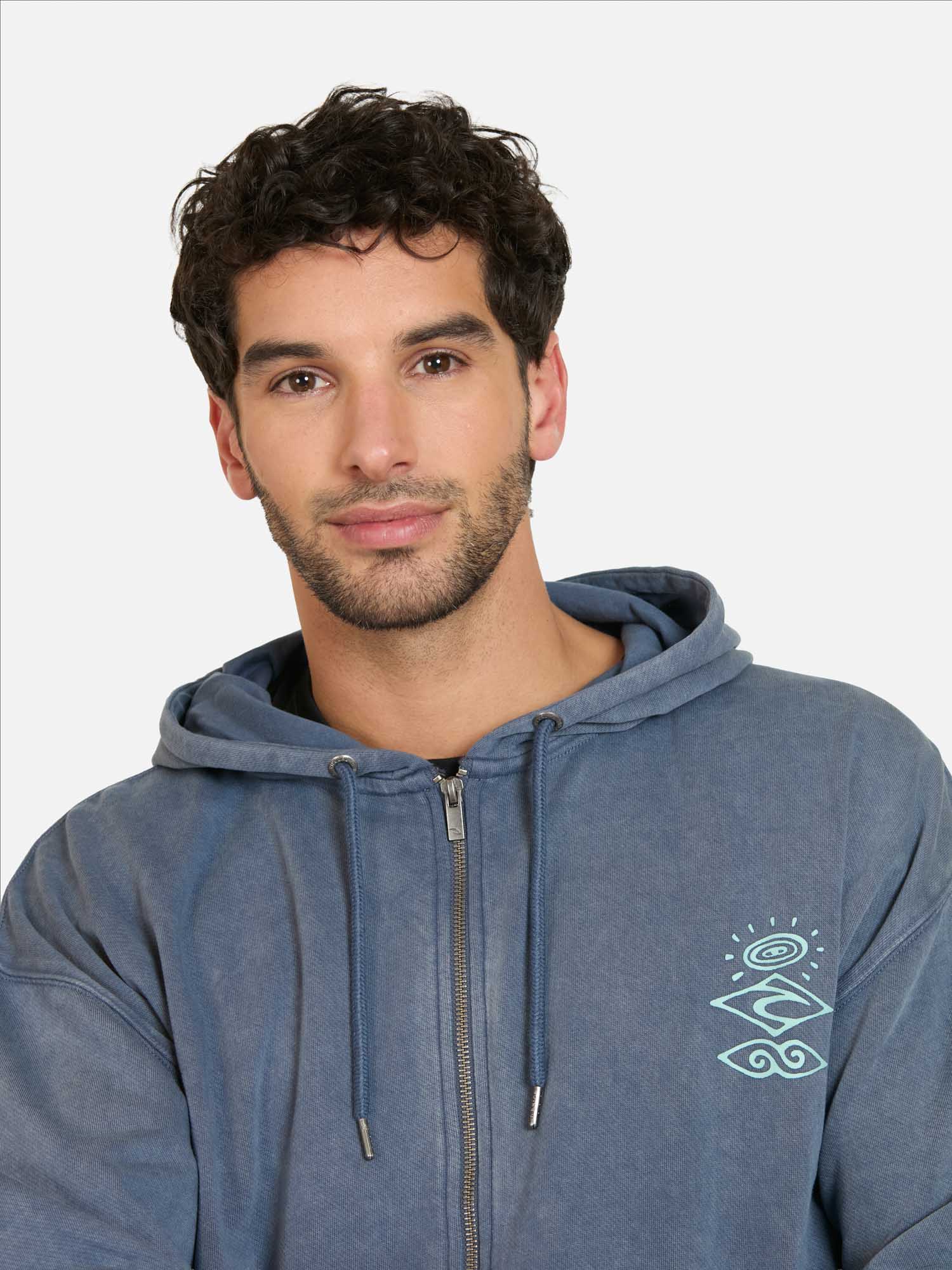 POLERON FZ BOYS SEARCH LOGO AZUL HOMBRE RIP CURL - 3