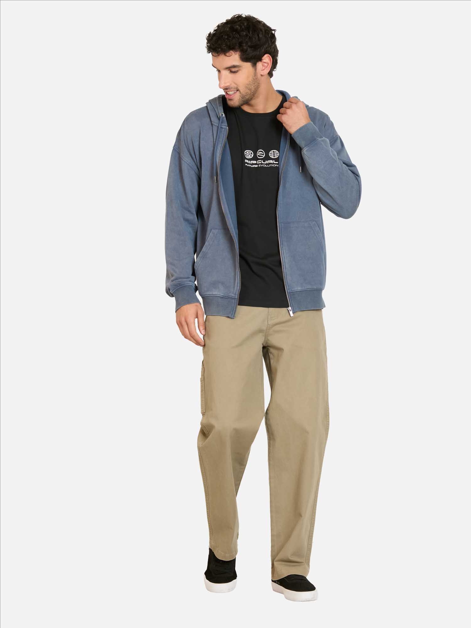 POLERON FZ BOYS SEARCH LOGO AZUL HOMBRE RIP CURL - 4