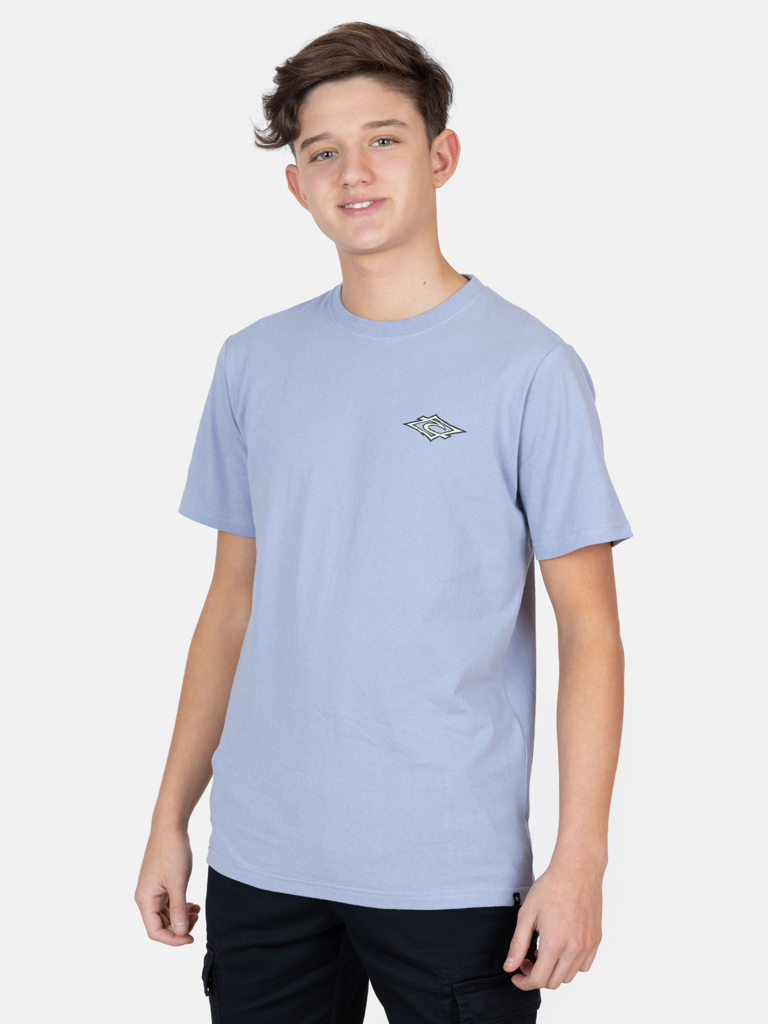 POLERA MC WATERLINE MORADO INFANTIL RIP CURL - 1