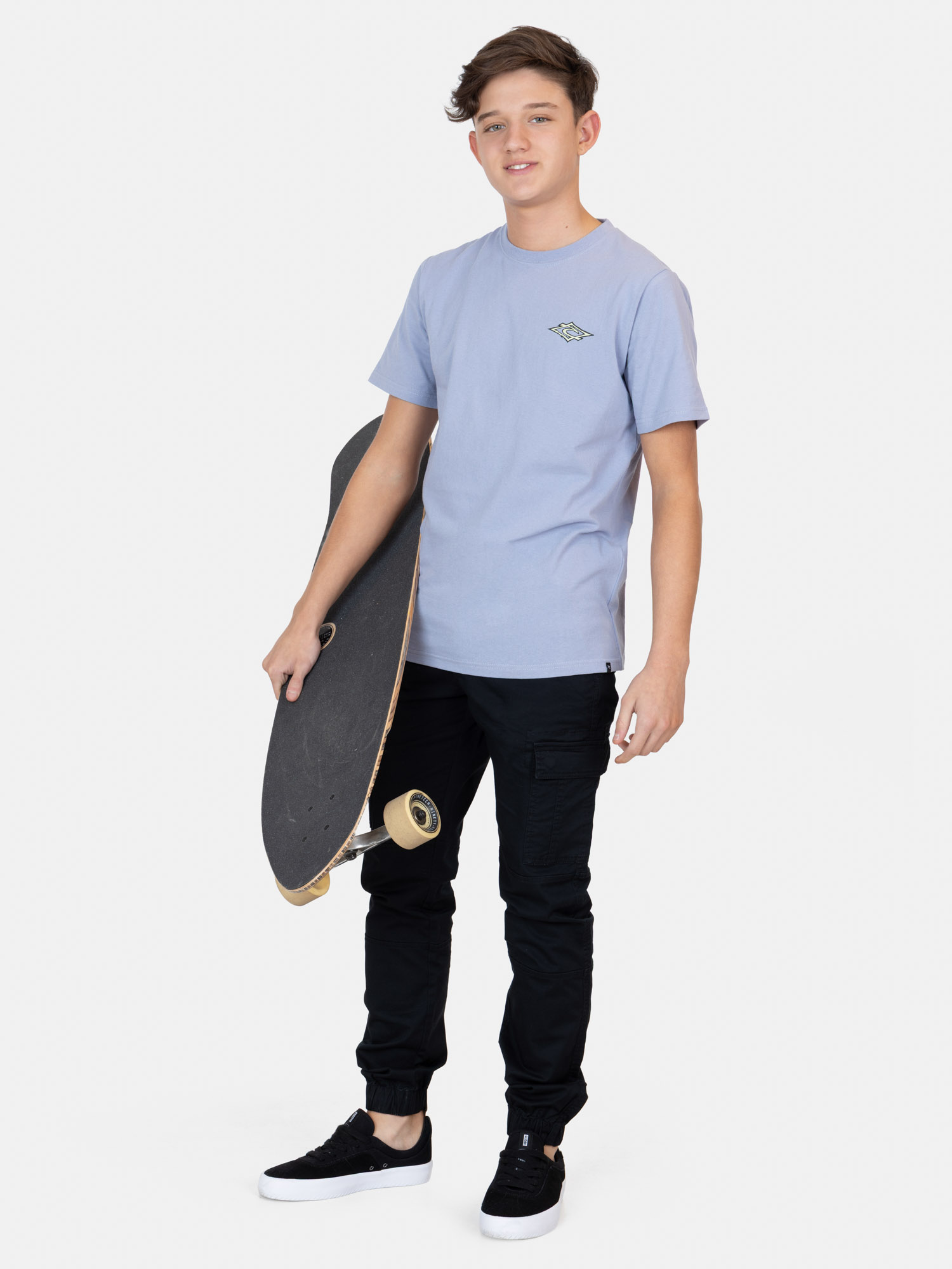 POLERA MC WATERLINE MORADO INFANTIL RIP CURL - 4