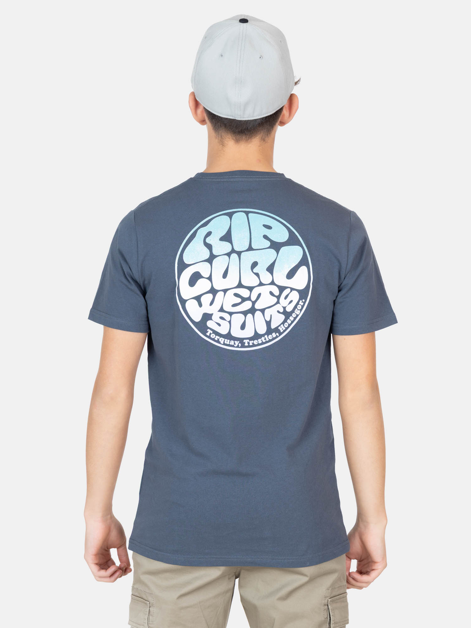 POLERA MC BREEZER GRIS INFANTIL RIP CURL - 2
