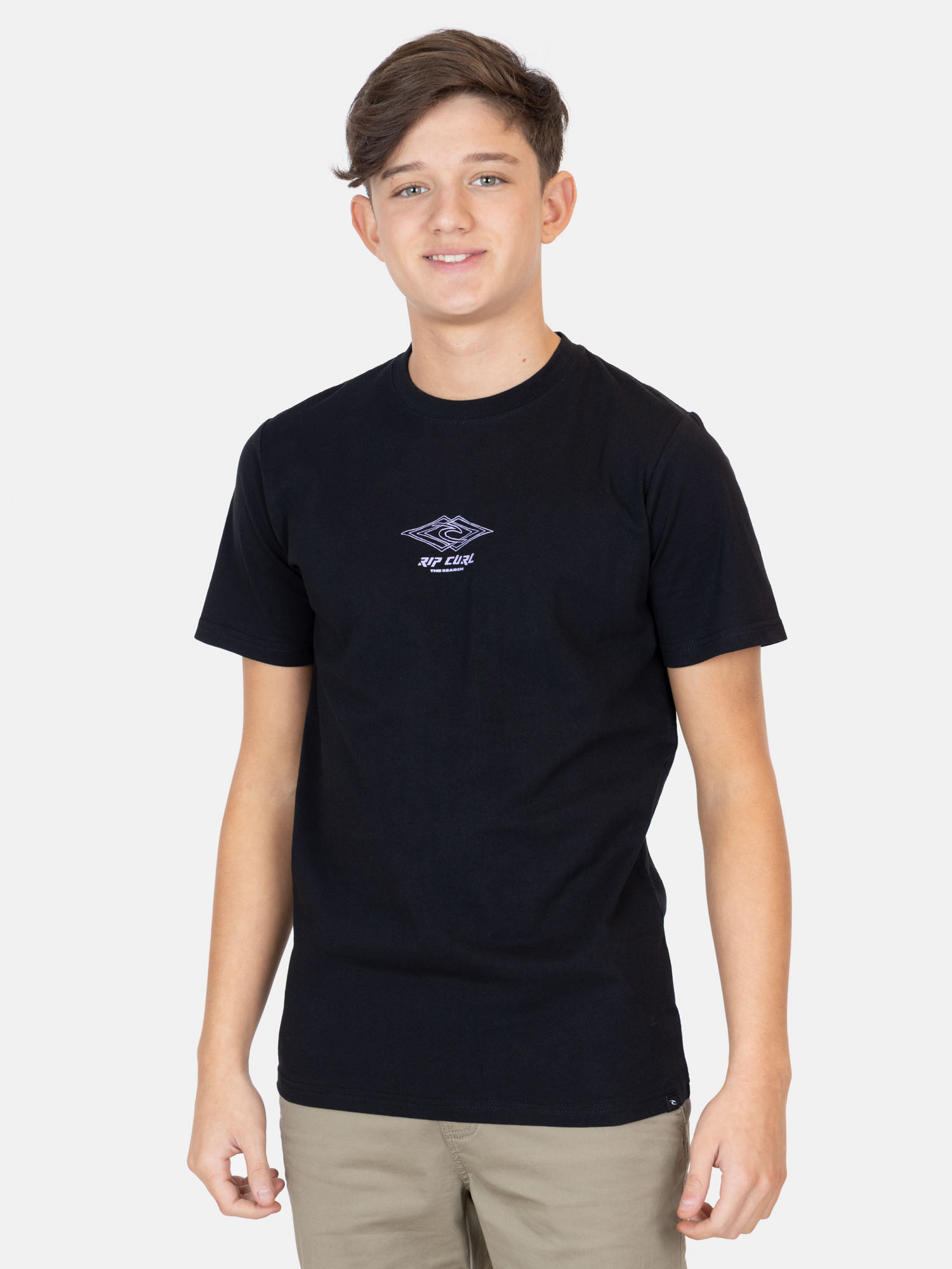 POLERA MC NIGHTWAVE NEGRO INFANTIL RIP CURL - 1