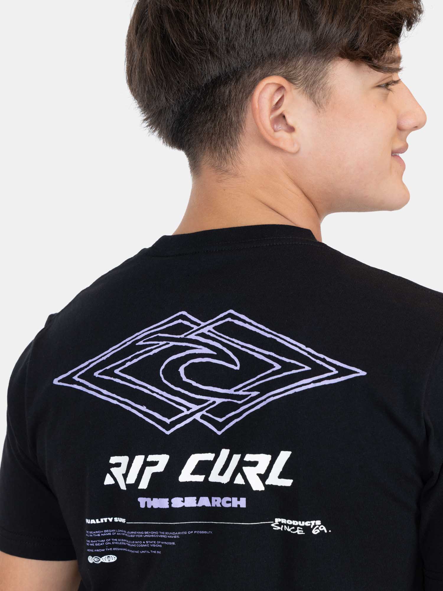 POLERA MC NIGHTWAVE NEGRO INFANTIL RIP CURL - 3