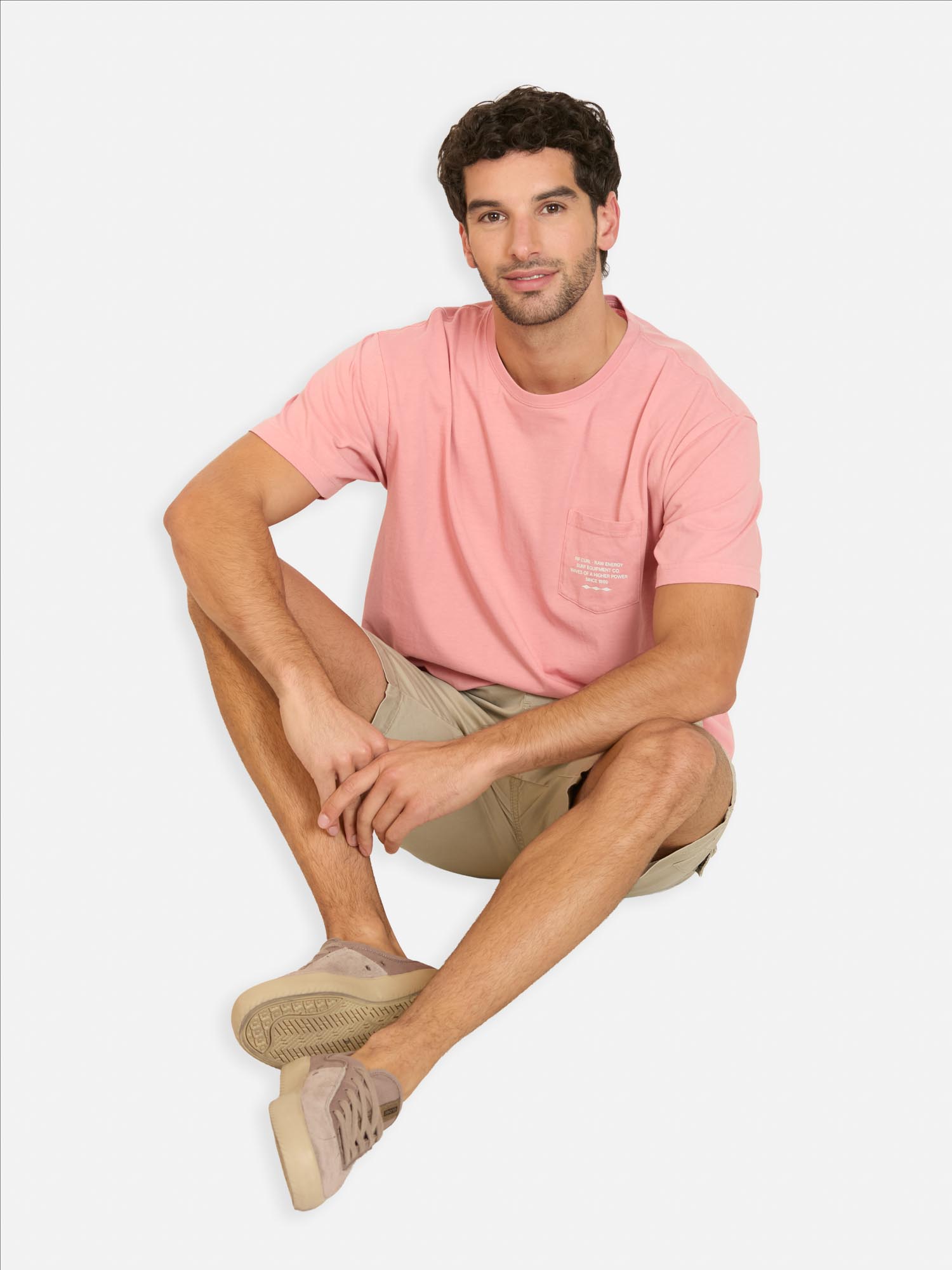 POLERA MC COASTLINE ROSADO HOMBRE RIP CURL - 4