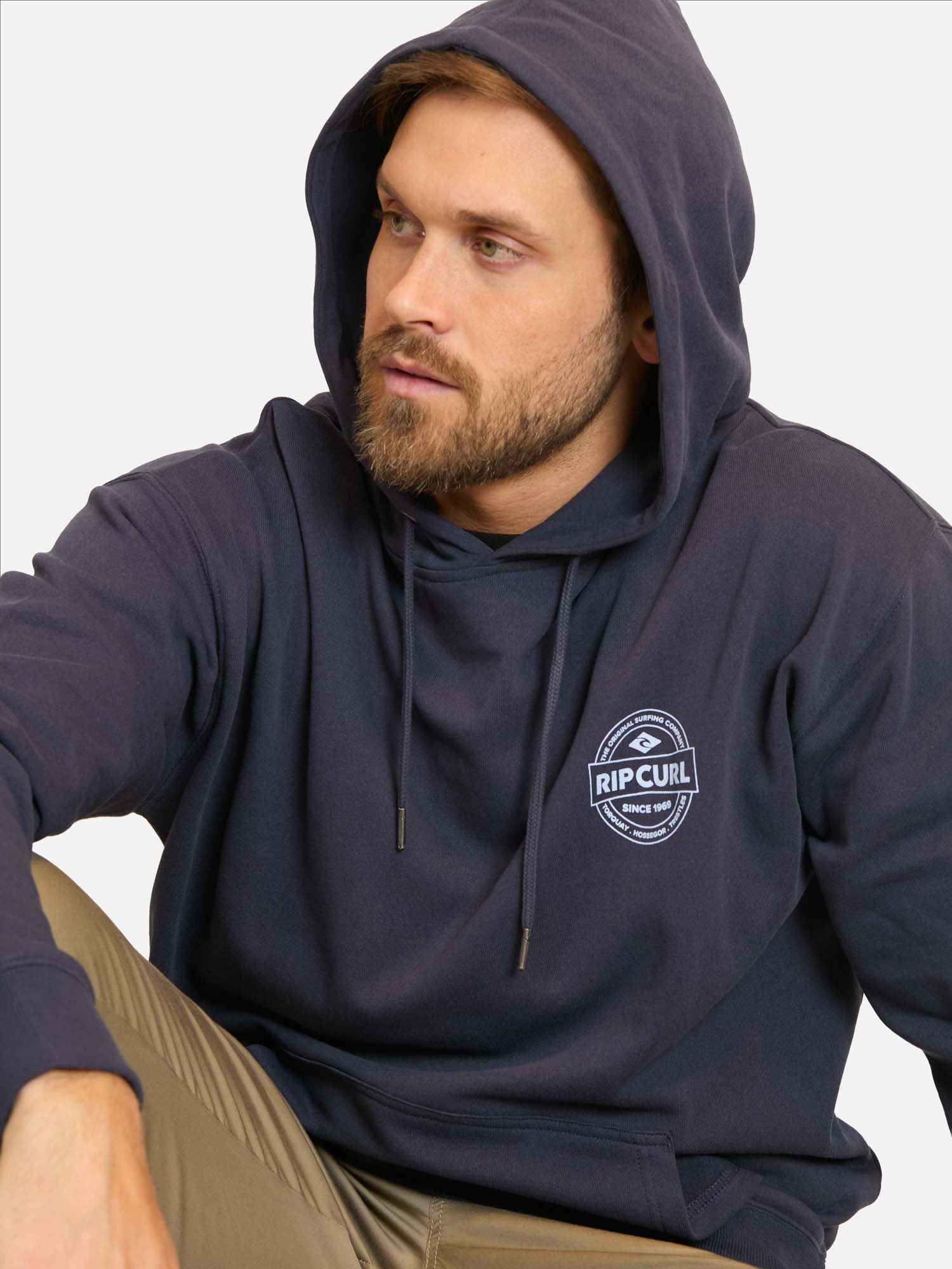POLERON CANGURO BAY AZUL HOMBRE RIP CURL - 3