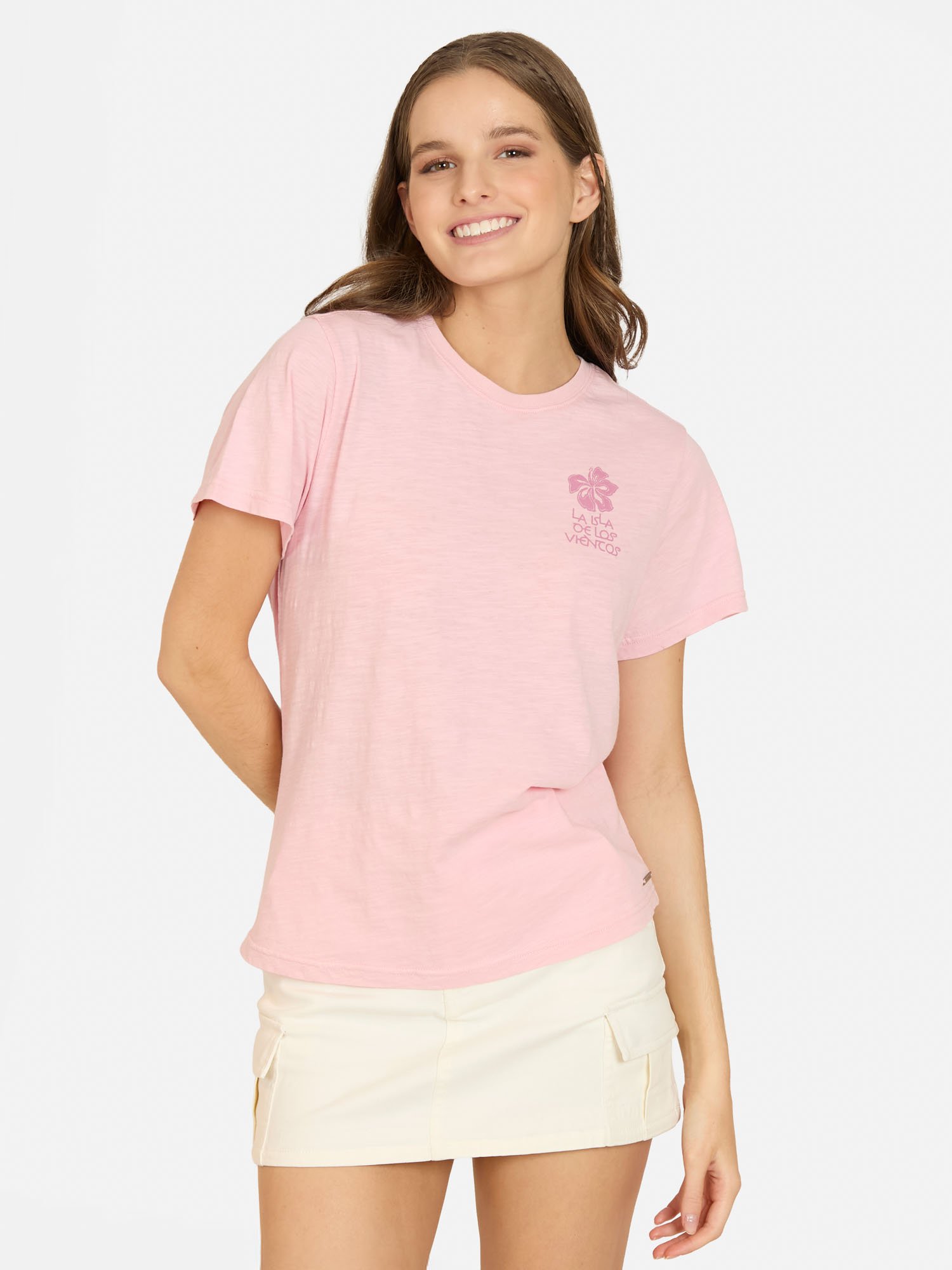 POLERA MC WINDZONE ROSADO MUJER RIP CURL - 1