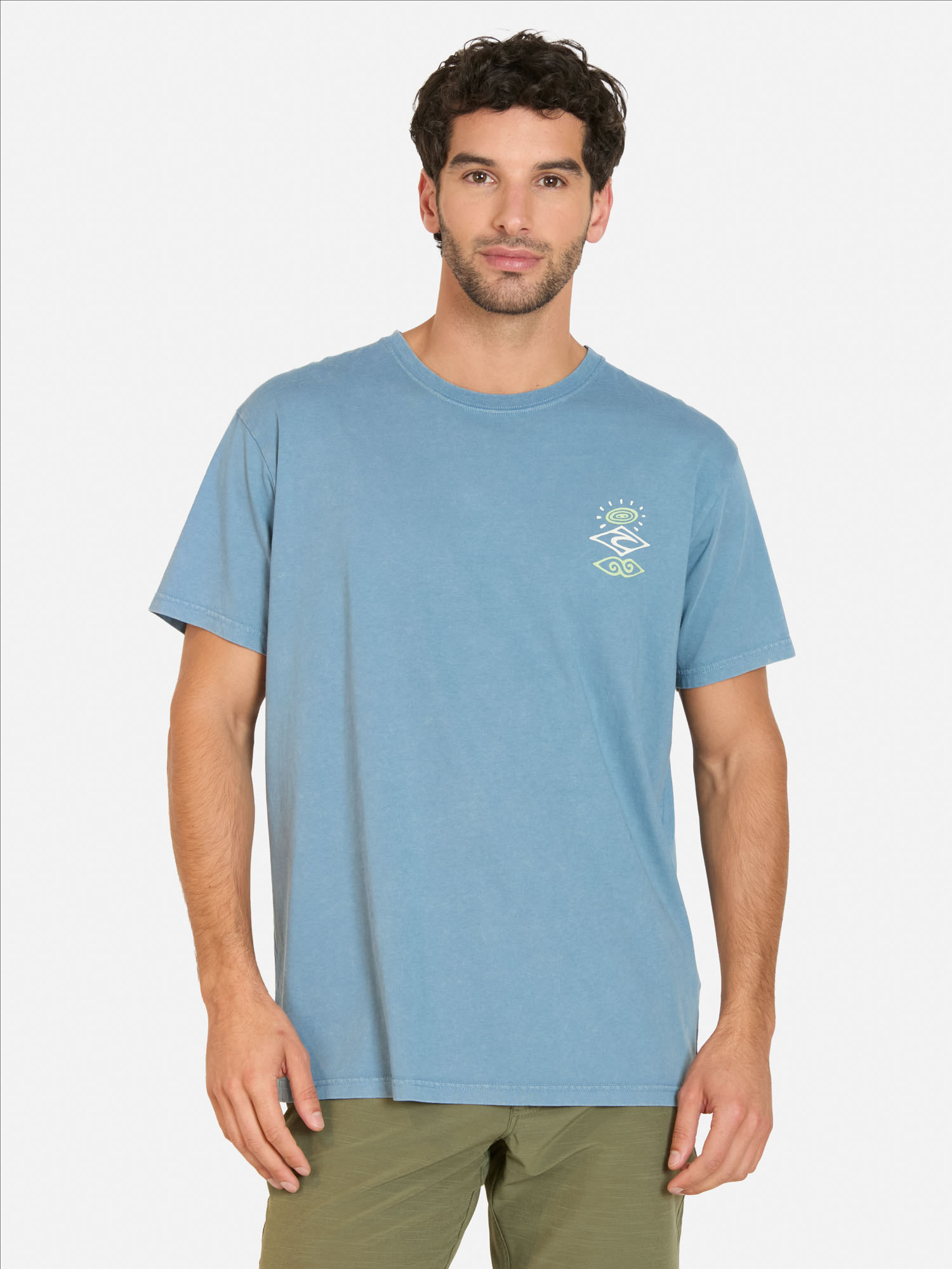 POLERA MC SURF AZUL HOMBRE RIP CURL - 1