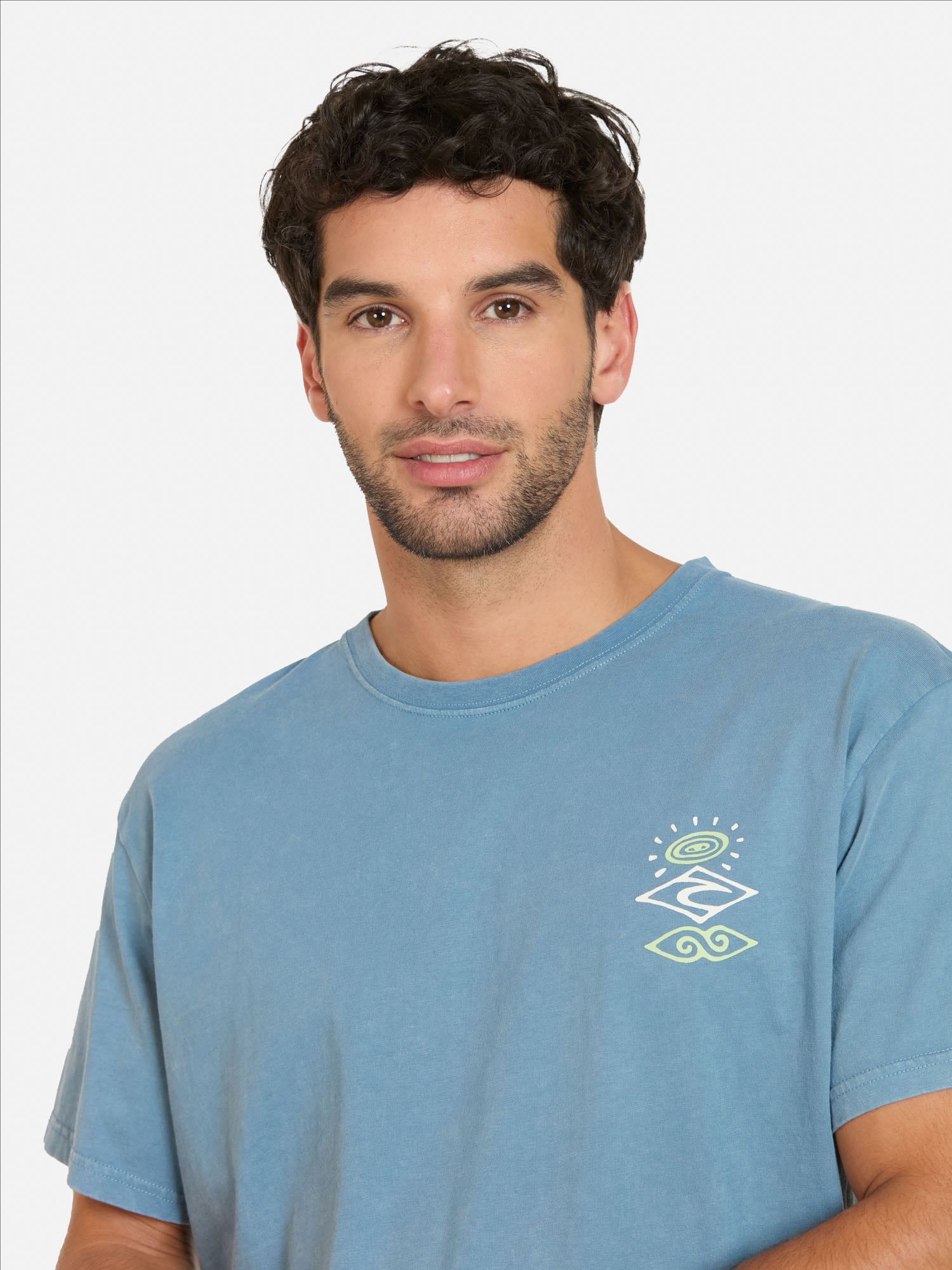 POLERA MC SURF AZUL HOMBRE RIP CURL - 3