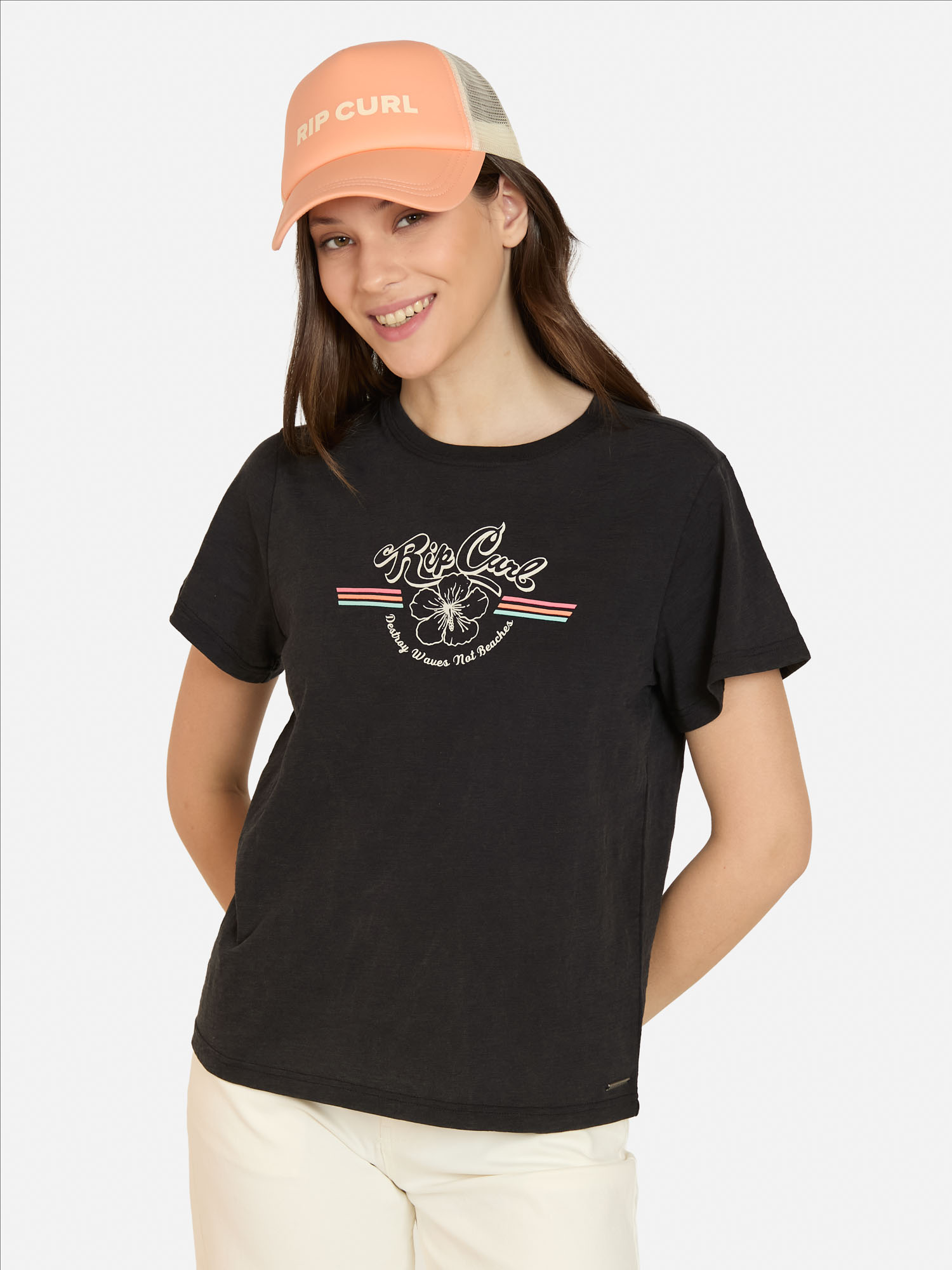 POLERA MC AQUAFOAM EN COLOR NEGRO MUJER RIP CURL - 1
