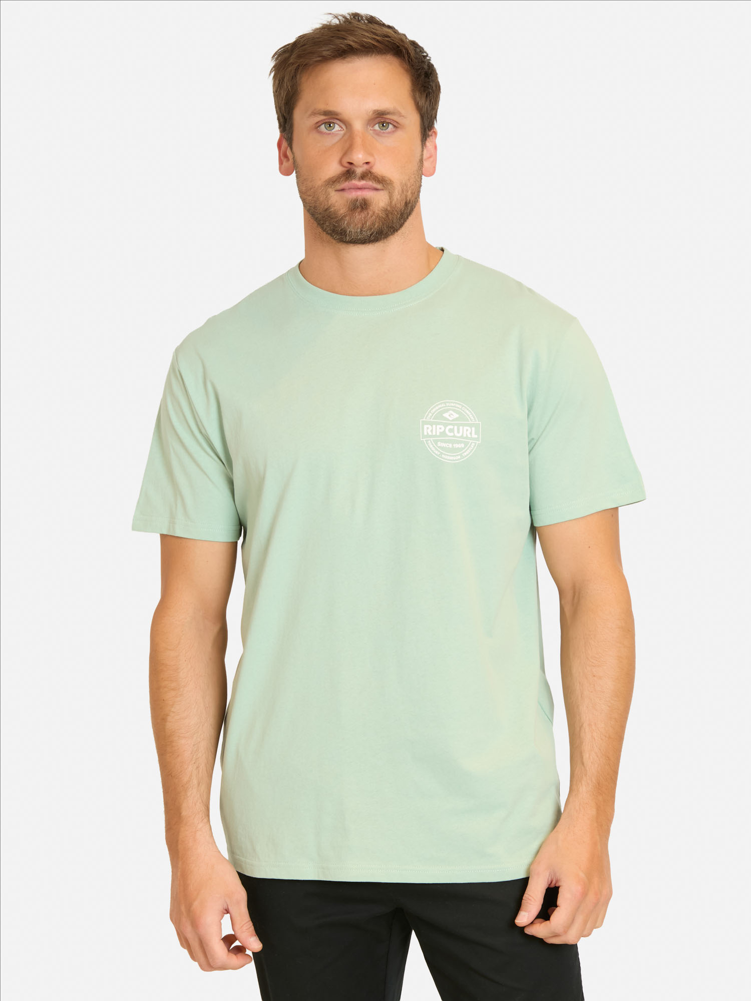 POLERA MC CREST VERDE HOMBRE RIP CURL - 1