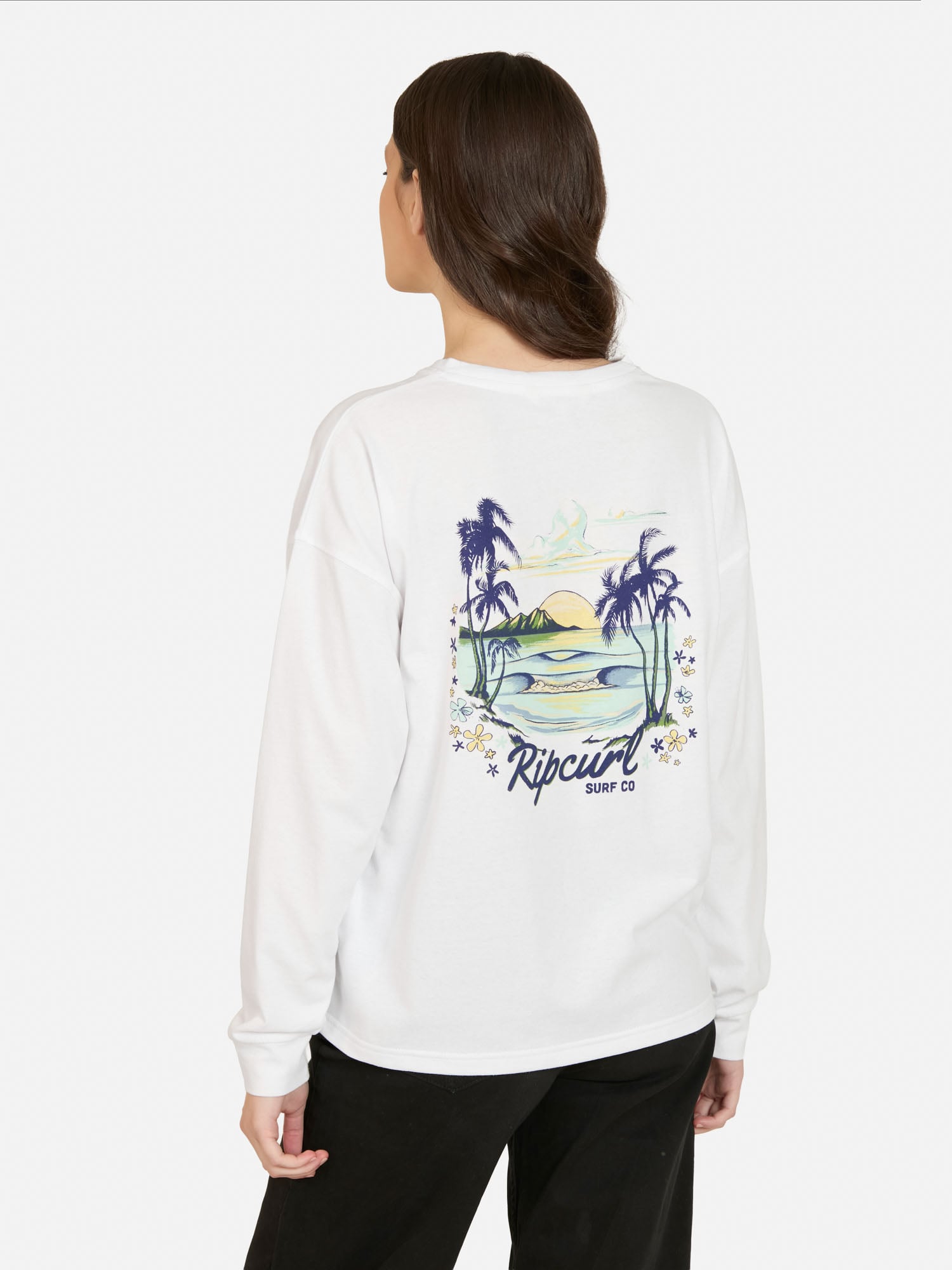 POLERA ML SURFSIGN EN COLOR BLANCO MUJER RIP CURL - 2