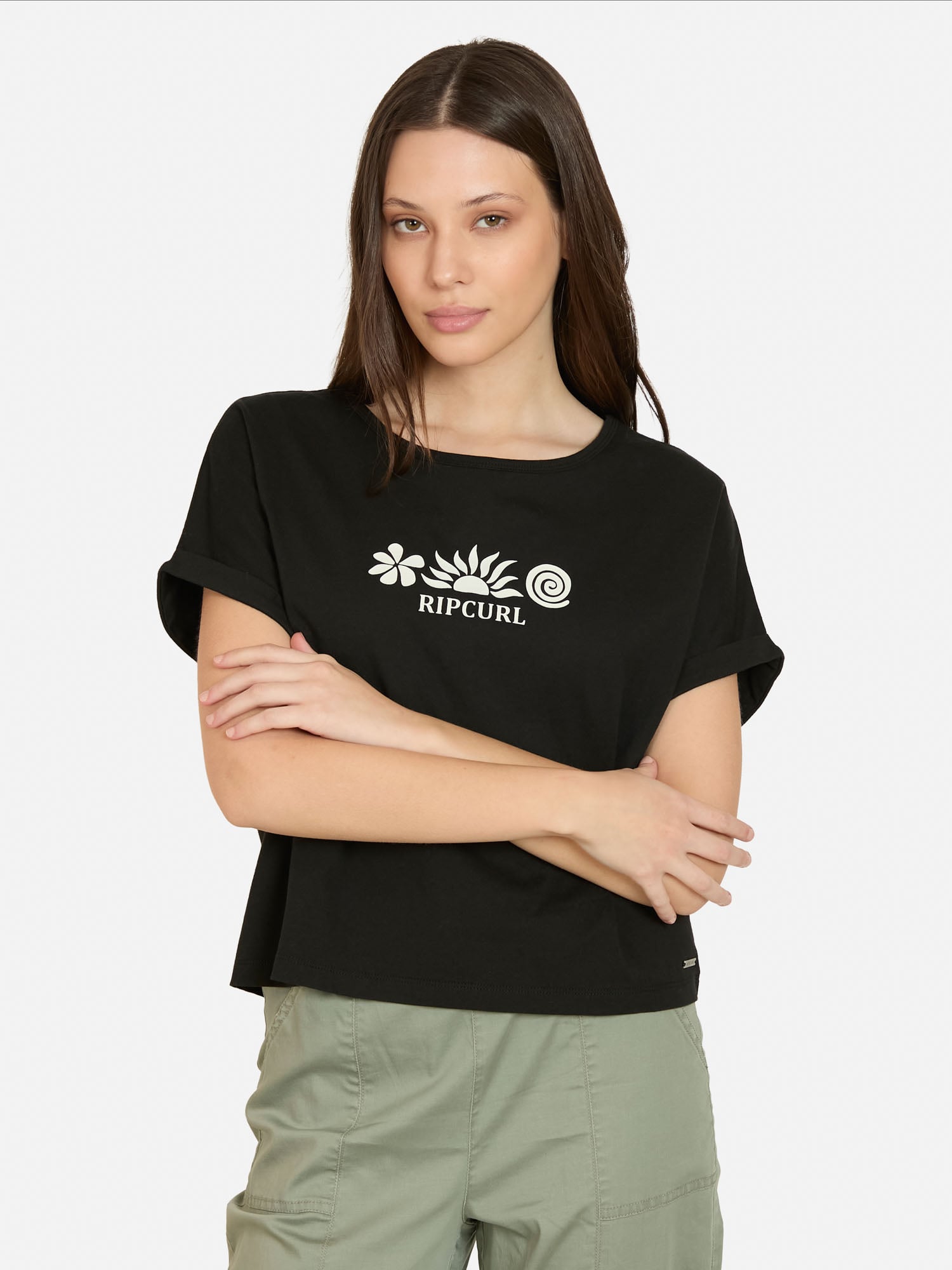 POLERA MC LIGHTPASS EN COLOR NEGRO MUJER RIP CURL - 1