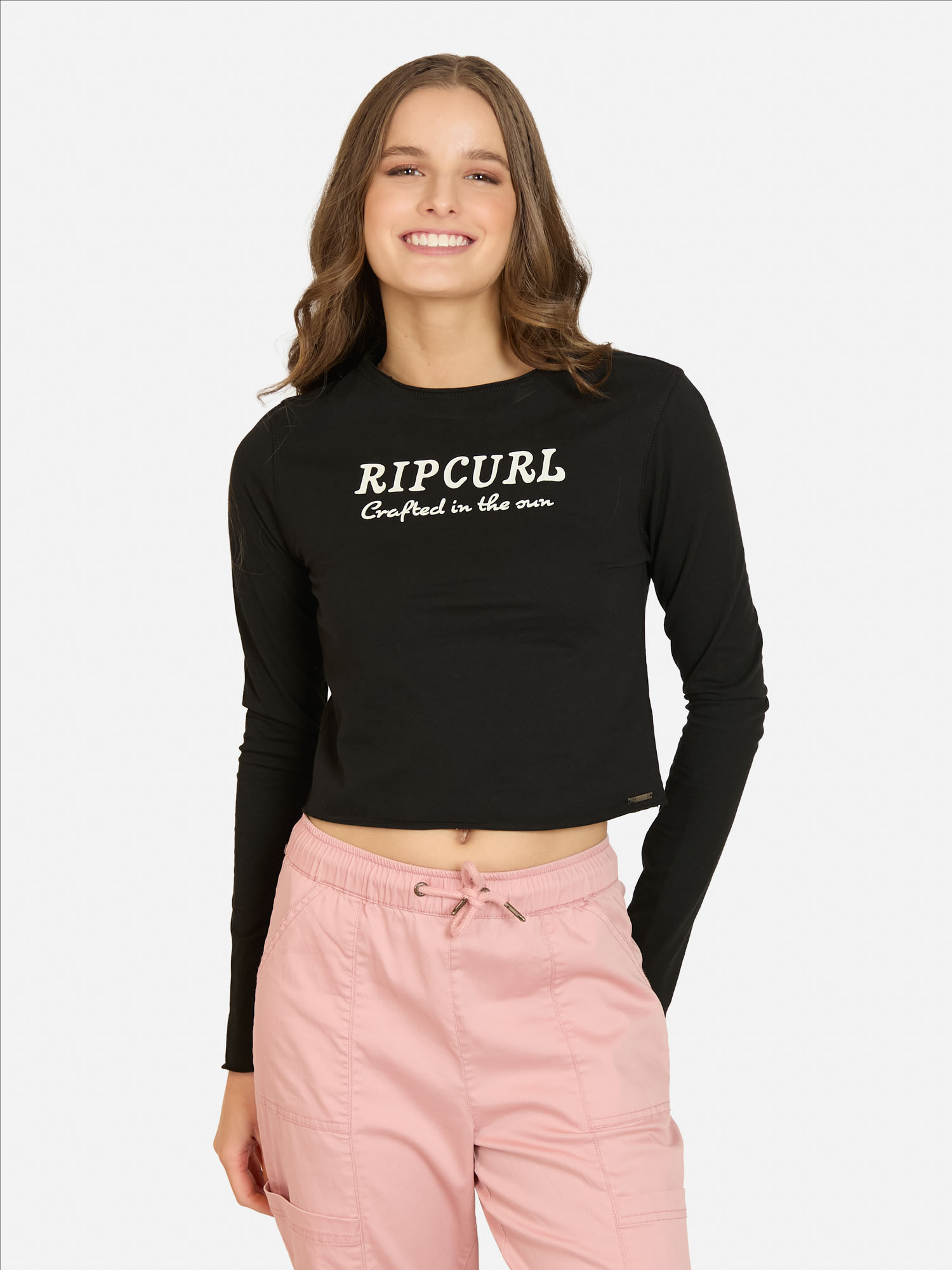 POLERA ML WILDPASS EN COLOR NEGRO MUJER RIP CURL - 1