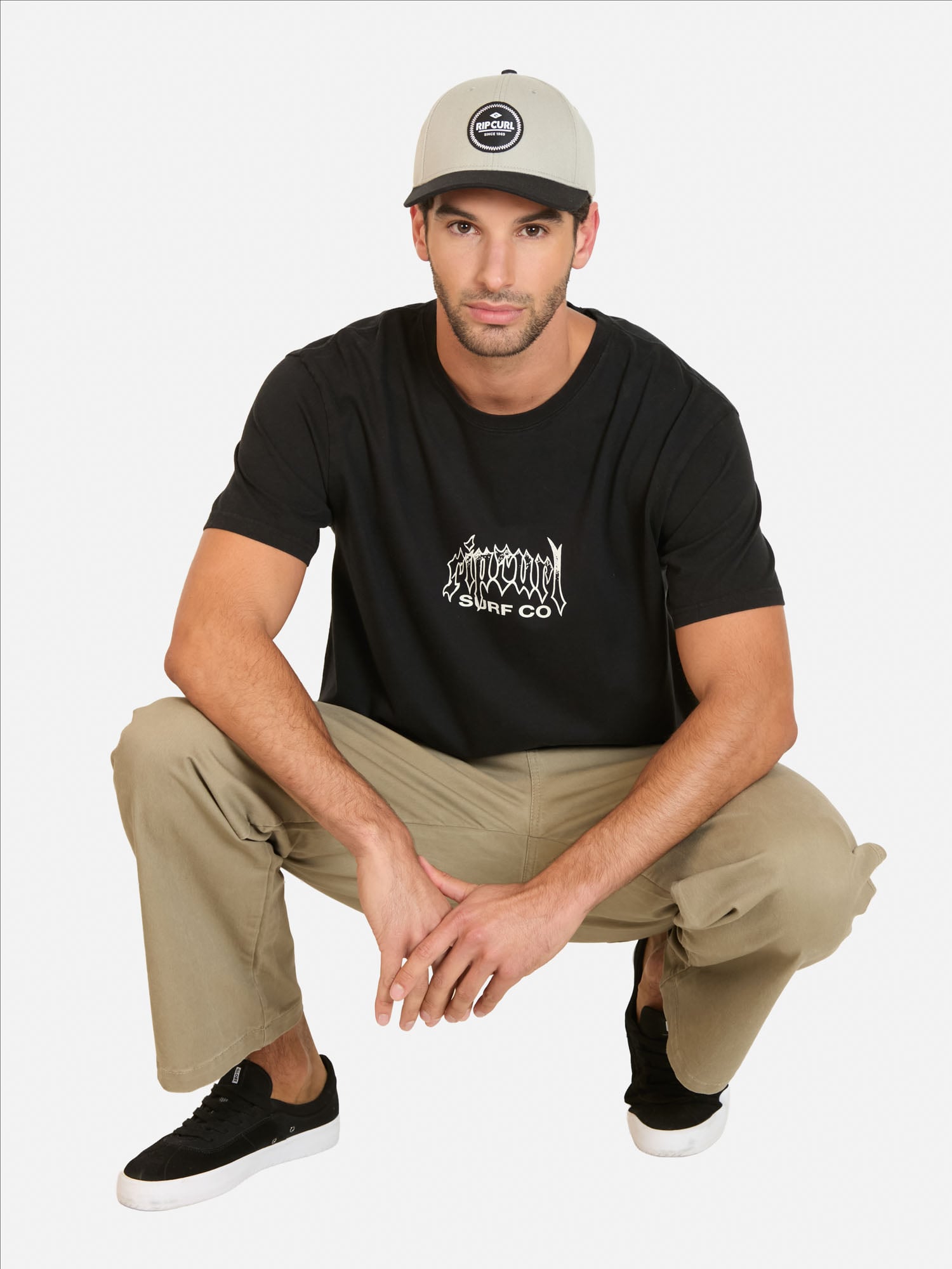 POLERA MC ARCHIVE DRAGON NEGRO HOMBRE RIP CURL - 4