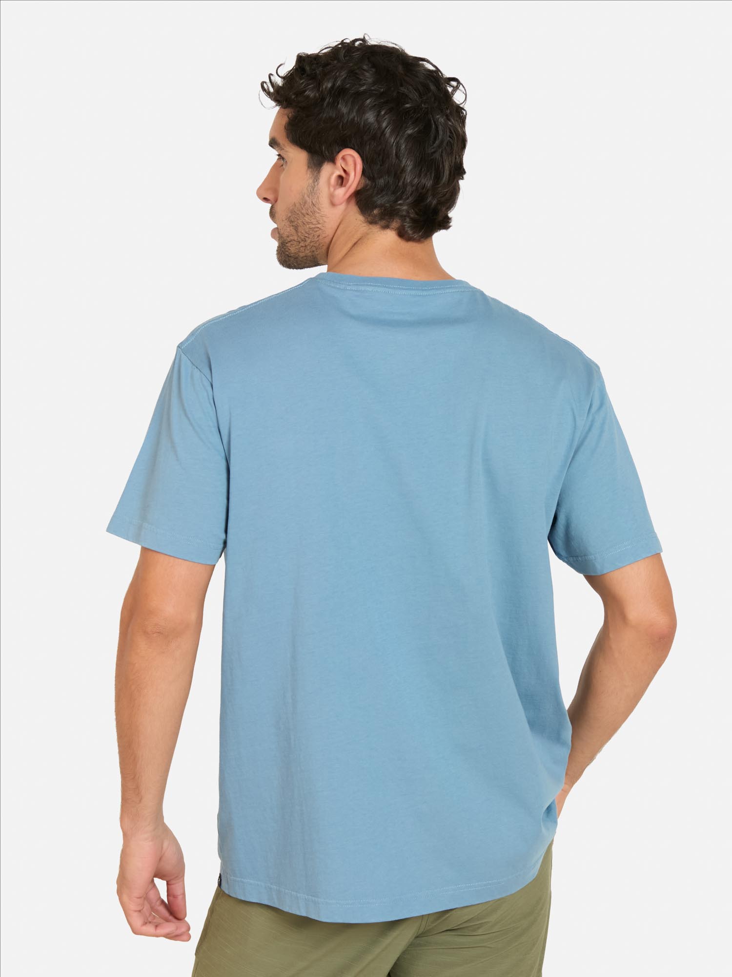 POLERA MC COASTLINE AZUL HOMBRE RIP CURL - 2