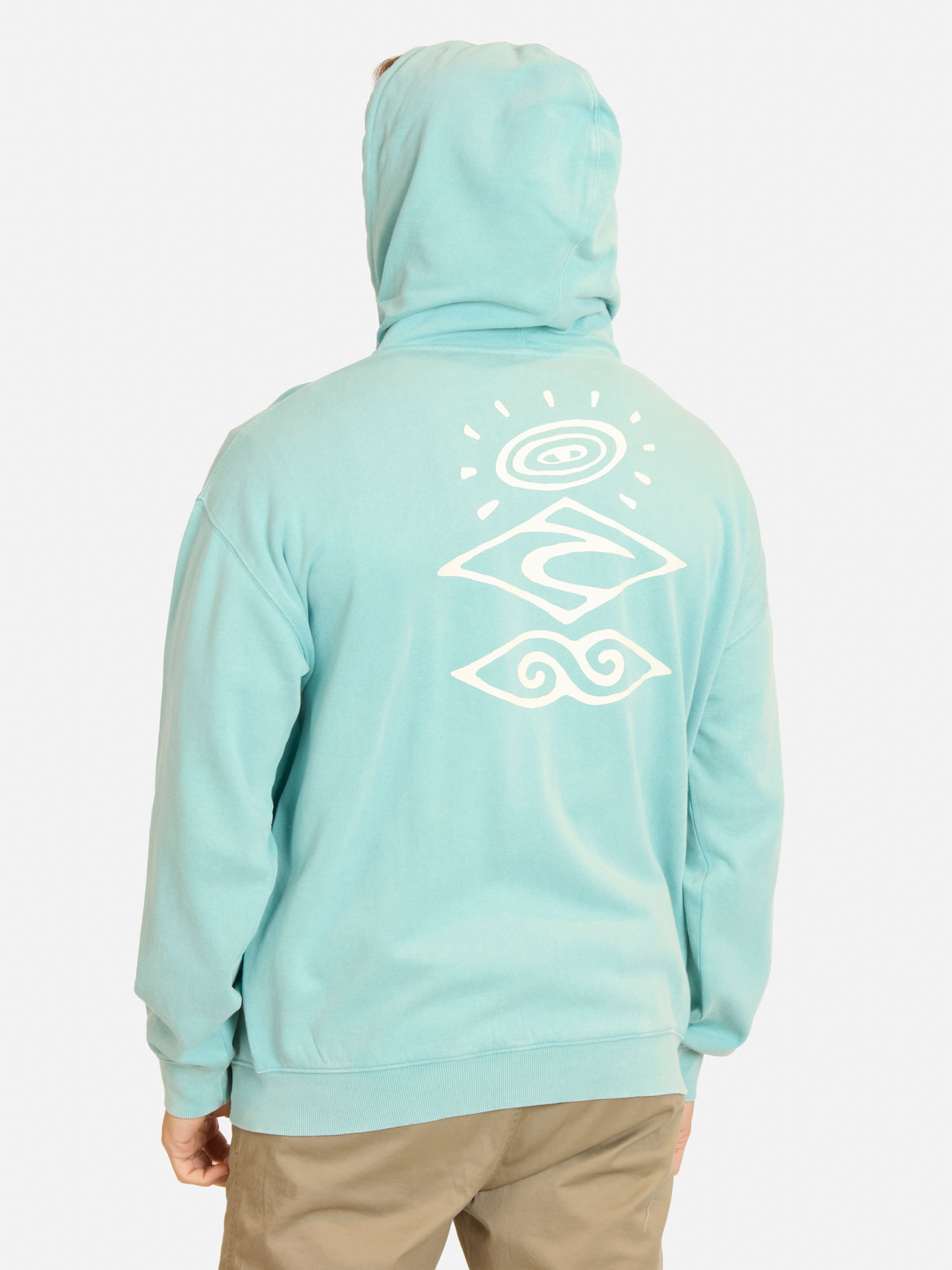 POLERON FZ BOYS SEARCH LOGO CELESTE HOMBRE RIP CURL - 2