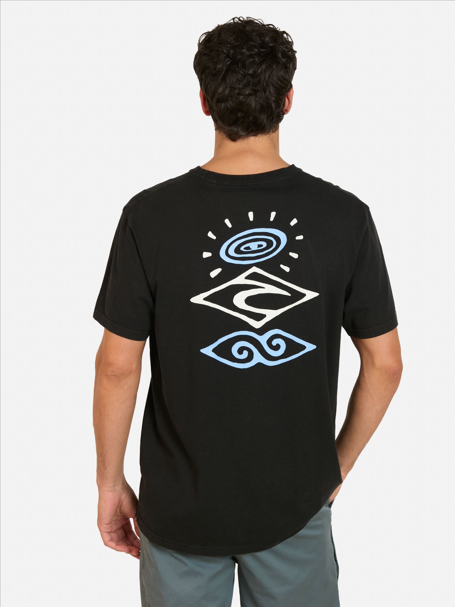 POLERA MC SURF NEGRO HOMBRE RIP CURL - 2