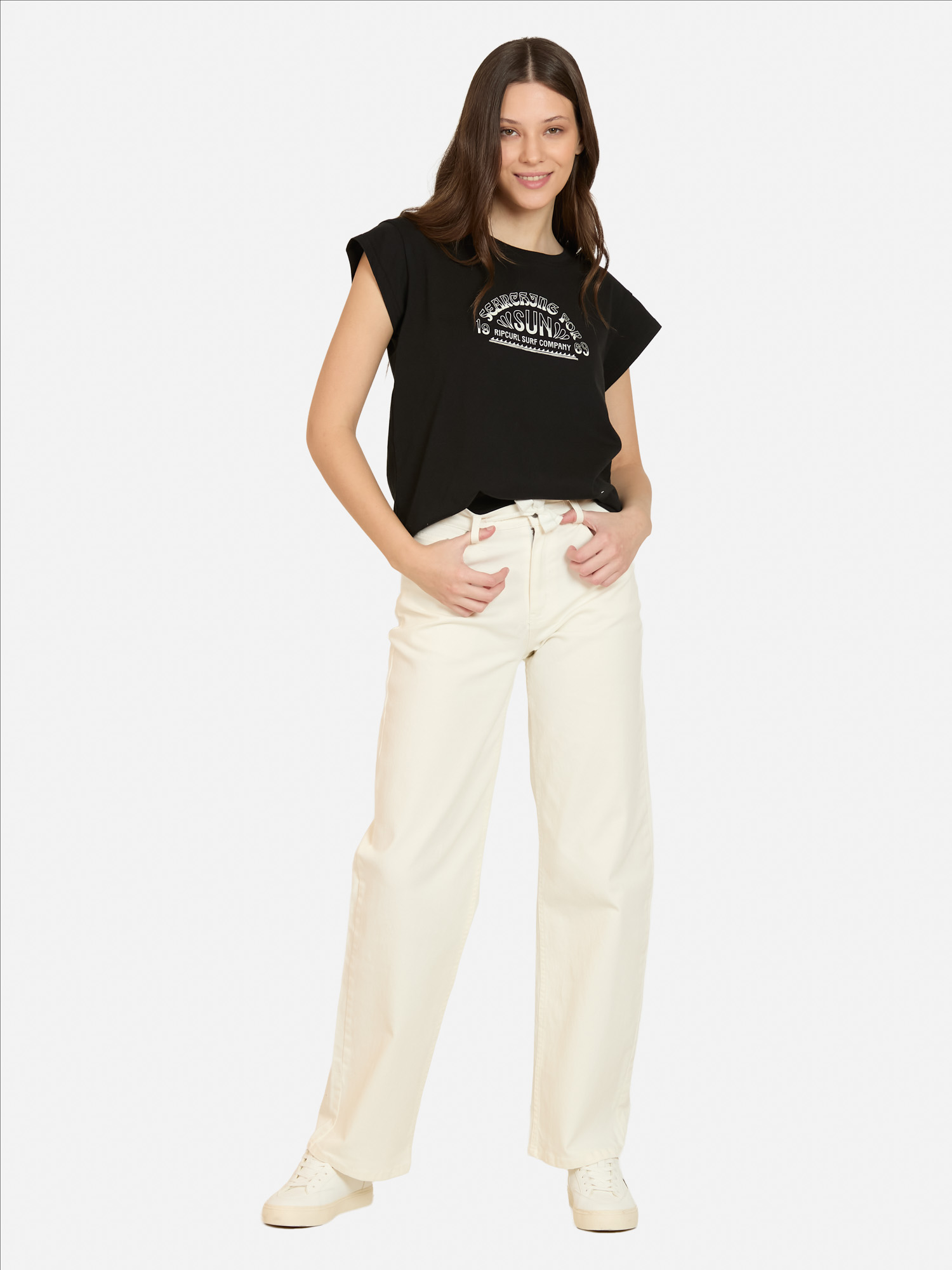 POLERA MC SEAZONE EN COLOR NEGRO MUJER RIP CURL - 4