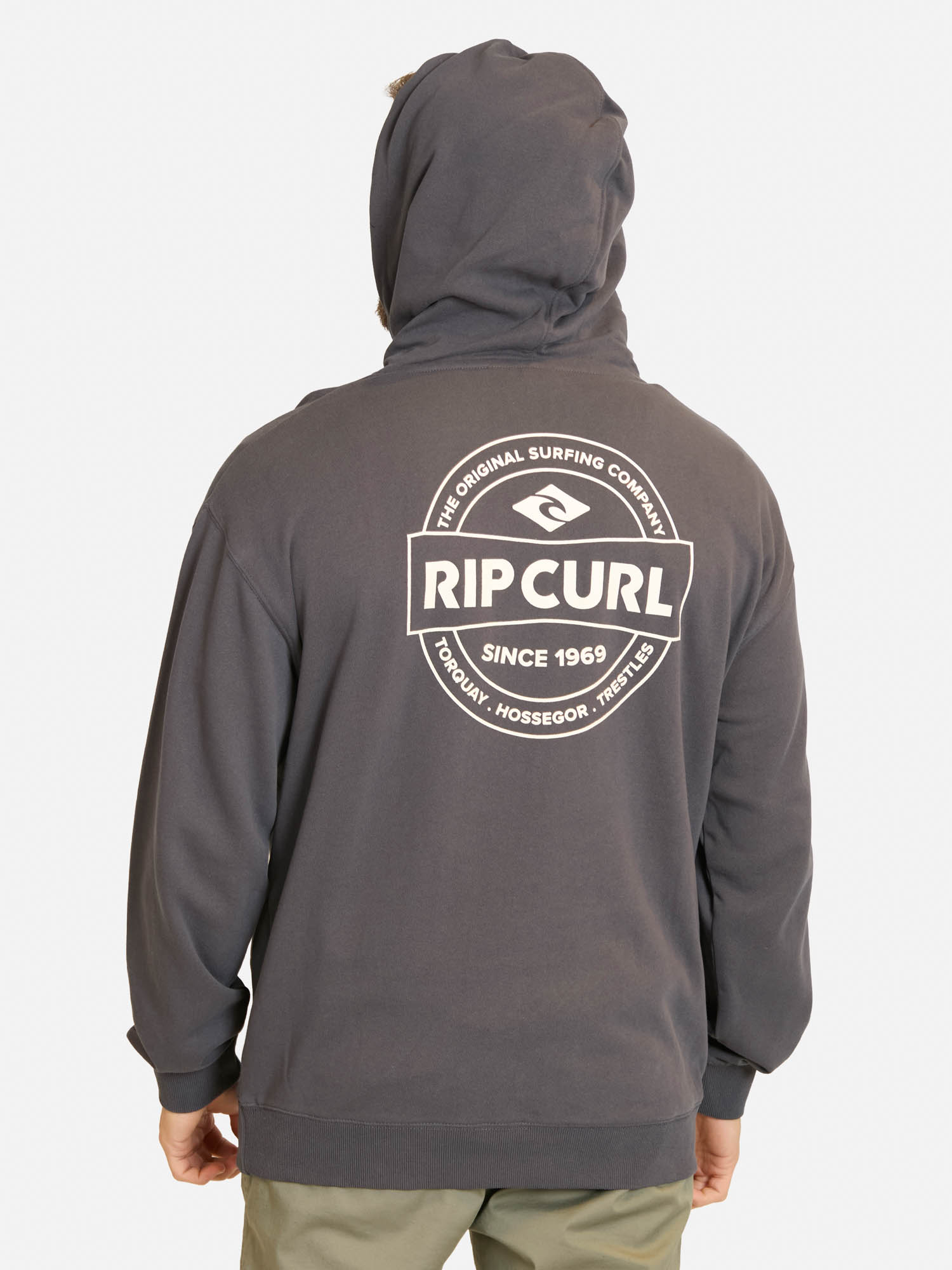 POLERON CANGURO BAY GRIS HOMBRE RIP CURL - 2