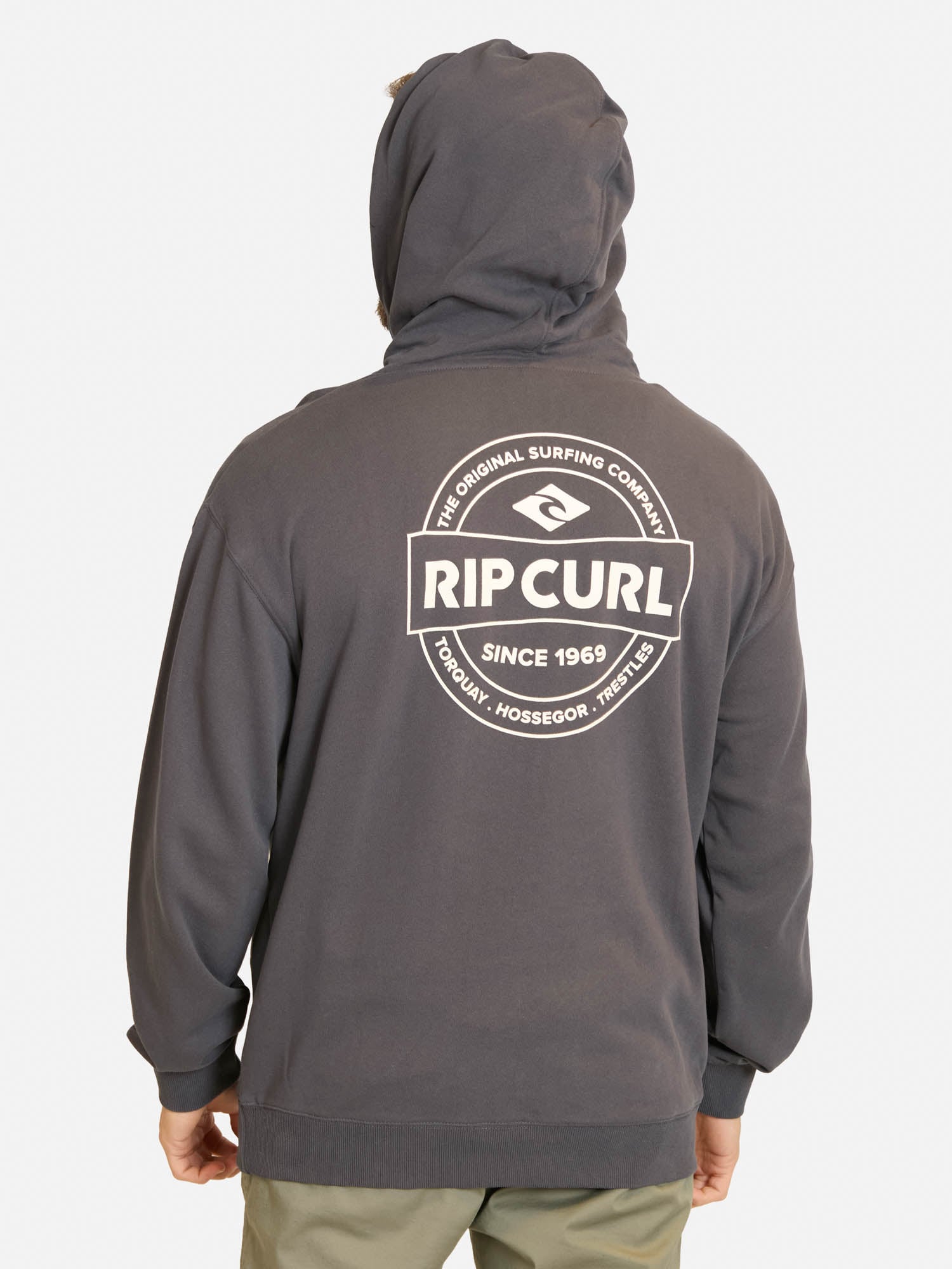 POLERON CANGURO BAY GRIS HOMBRE RIP CURL - 2