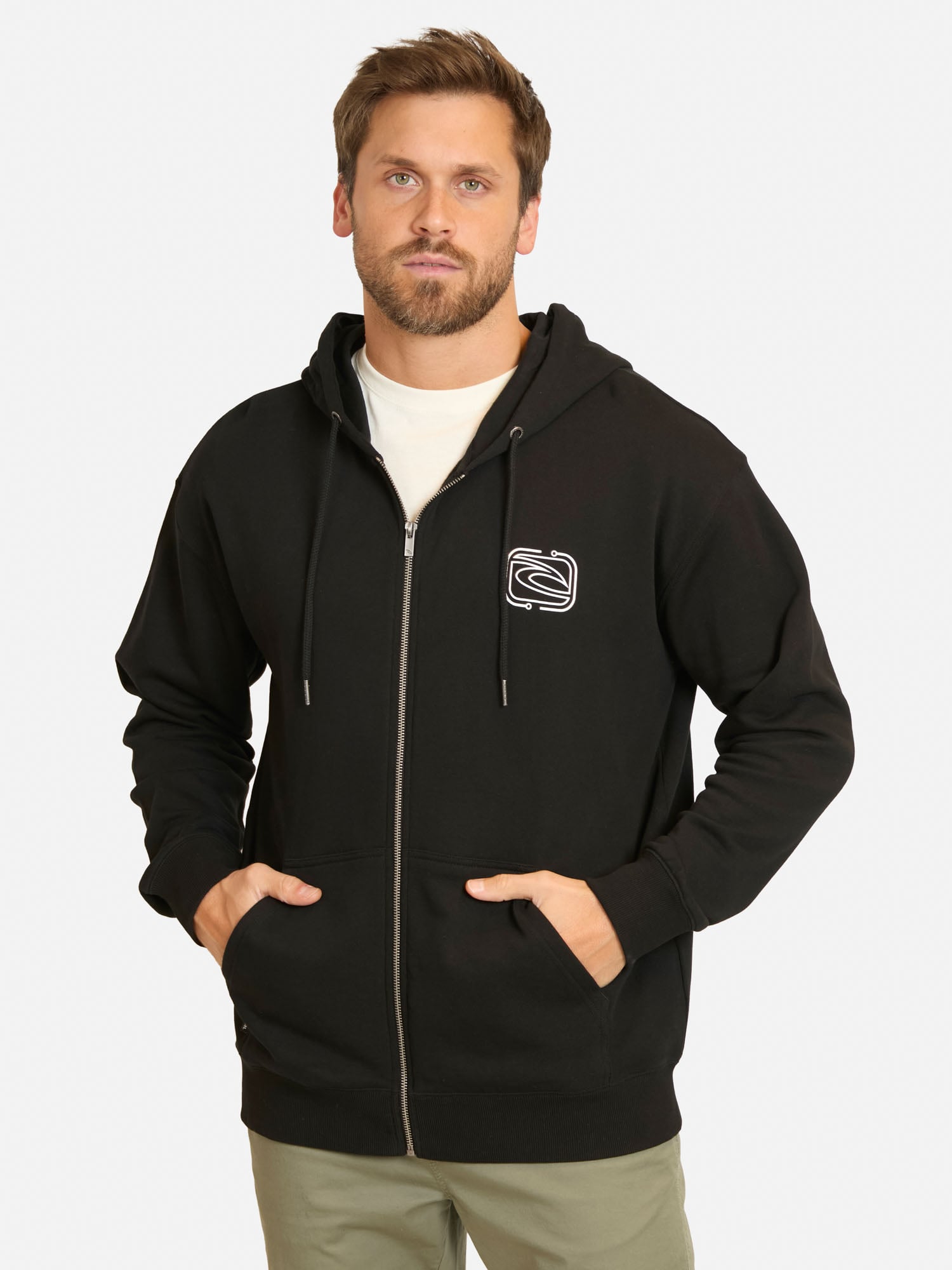 POLERON FZ FUTURE EVO EN COLOR NEGRO HOMBRE RIP CURL - 1