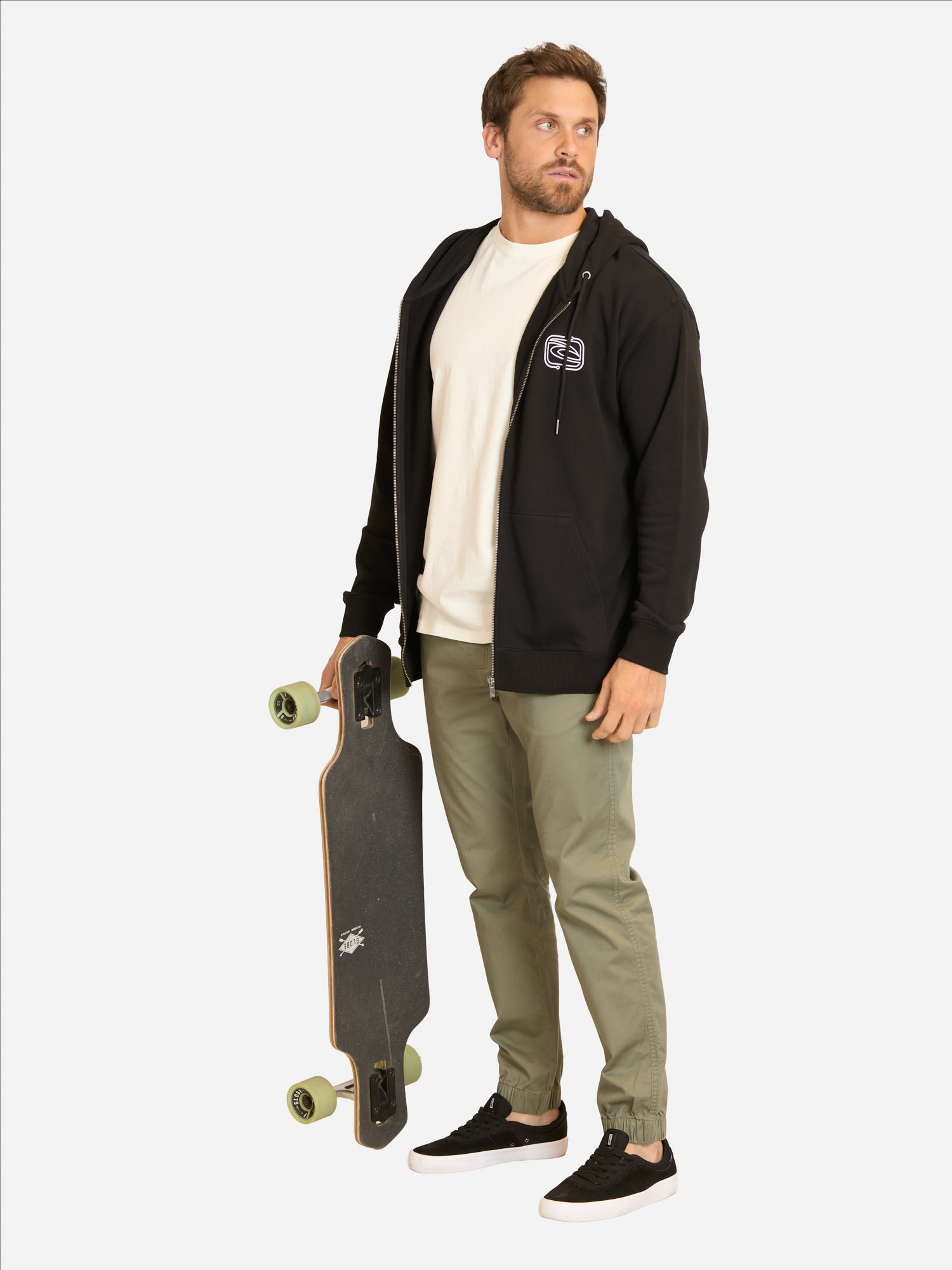 POLERON FZ FUTURE EVO EN COLOR NEGRO HOMBRE RIP CURL - 4
