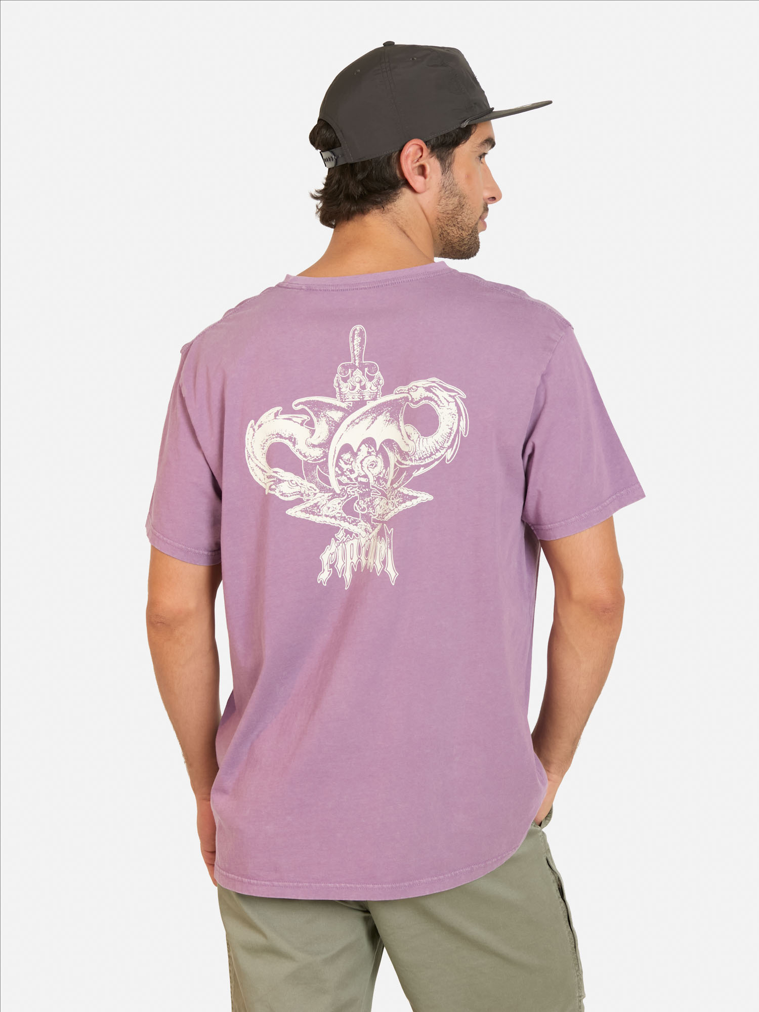 POLERA MC ARCHIVE DRAGON BURDEO HOMBRE RIP CURL - 2