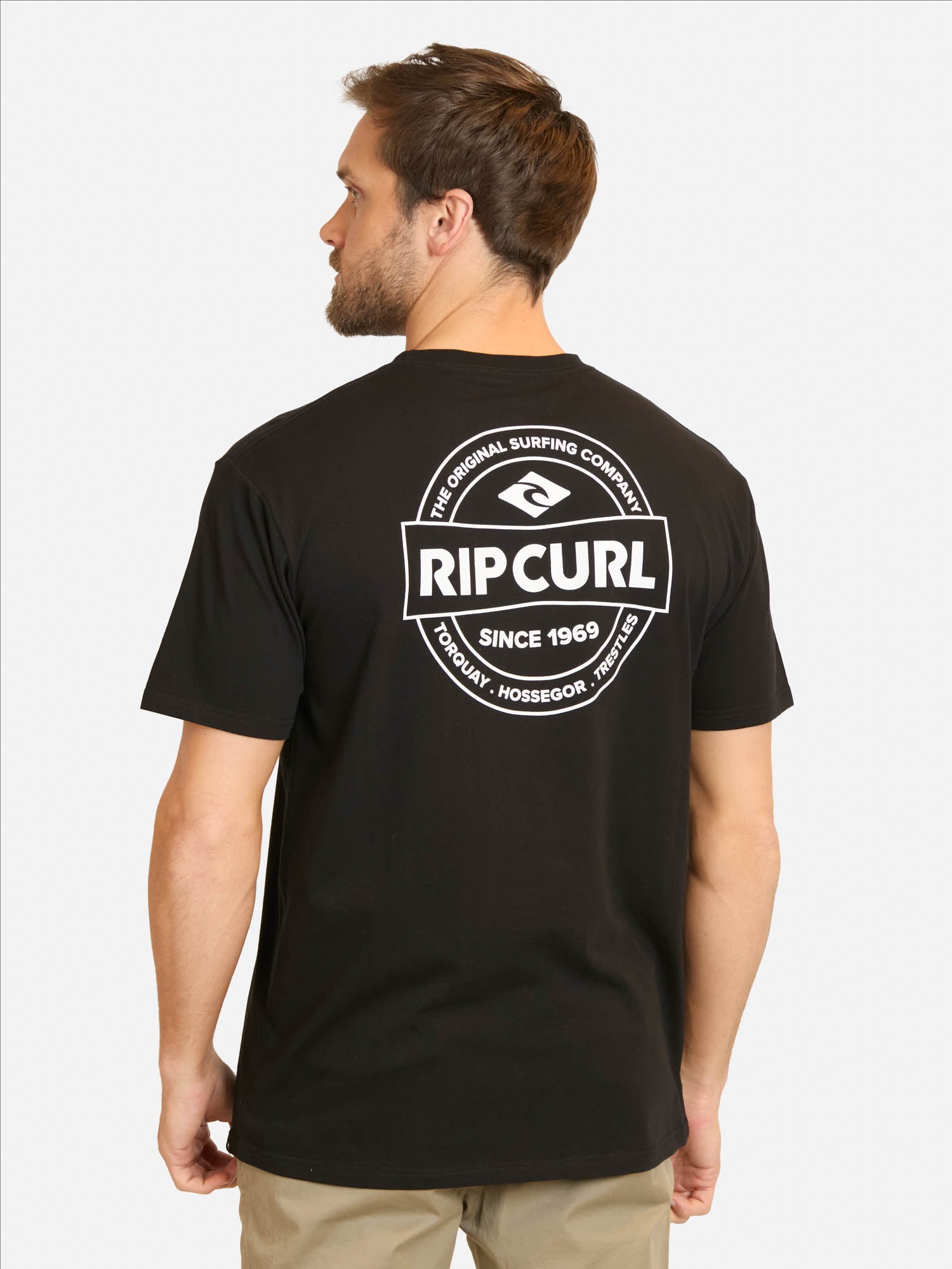 POLERA MC CREST EN COLOR NEGRO HOMBRE RIP CURL - 2