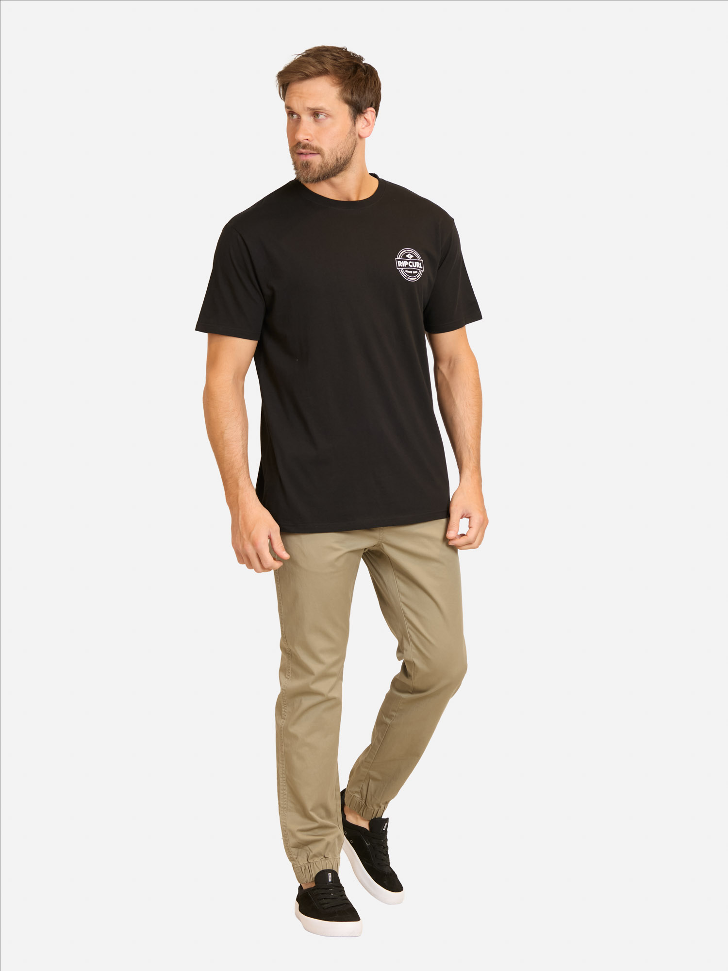 POLERA MC CREST EN COLOR NEGRO HOMBRE RIP CURL - 4