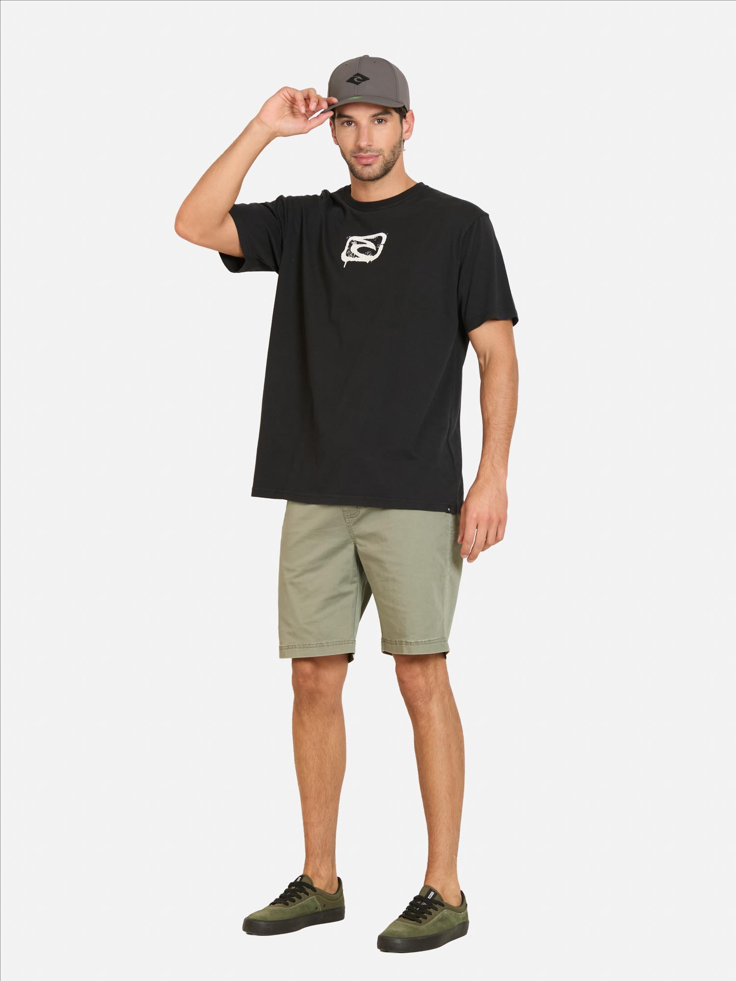 POLERA MC SURFOUT NEGRO HOMBRE RIP CURL - 4