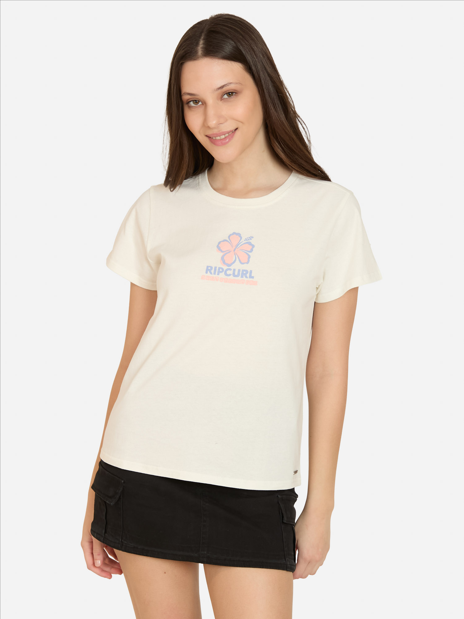 POLERA MC DREAMCREST EN COLOR BLANCO MUJER RIP CURL - 1