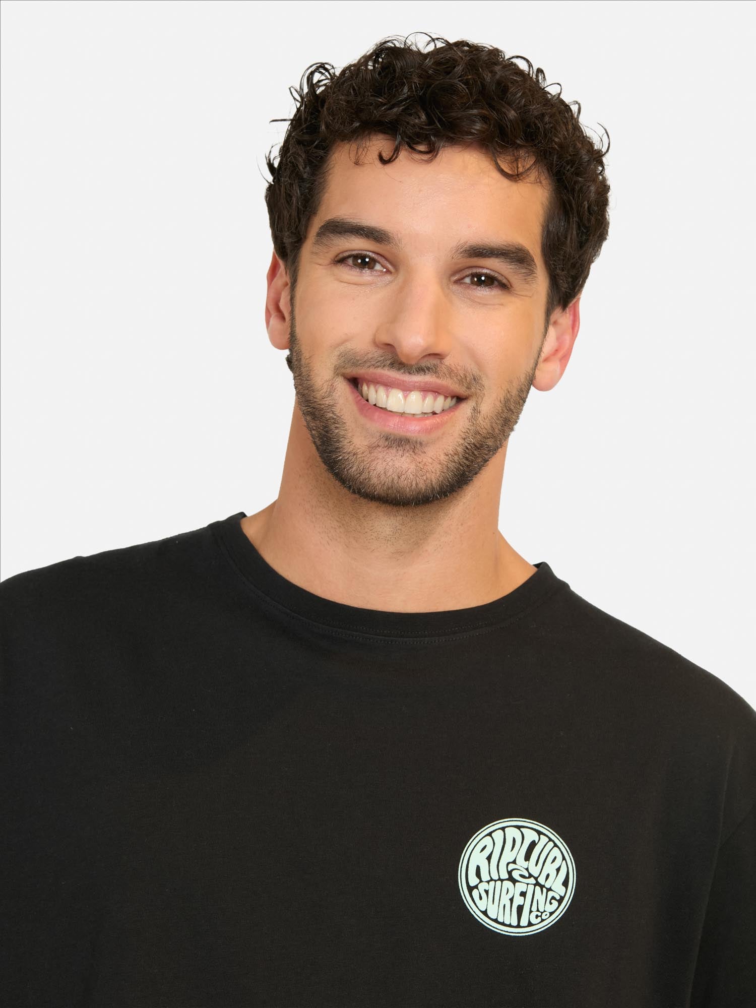 POLERA MC SWELLRIDER NEGRO HOMBRE RIP CURL - 3