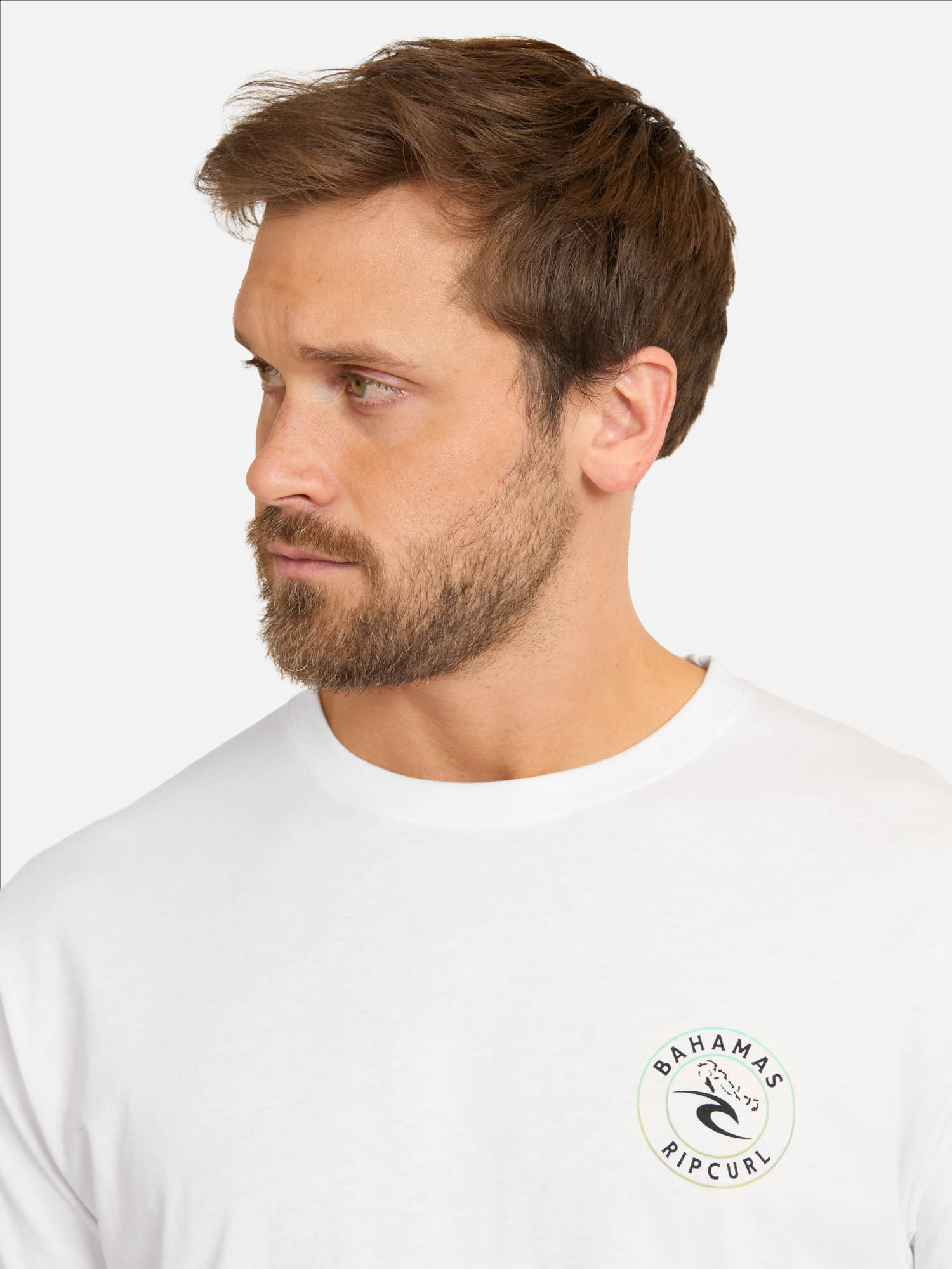 POLERA MC MTE BAHAMAS KEY BLANCO HOMBRE RIP CURL - 3