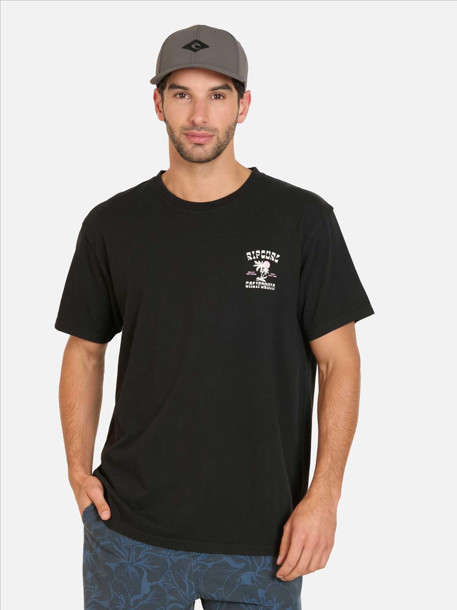 POLERA MC SAIL NEGRO HOMBRE RIP CURL - 1